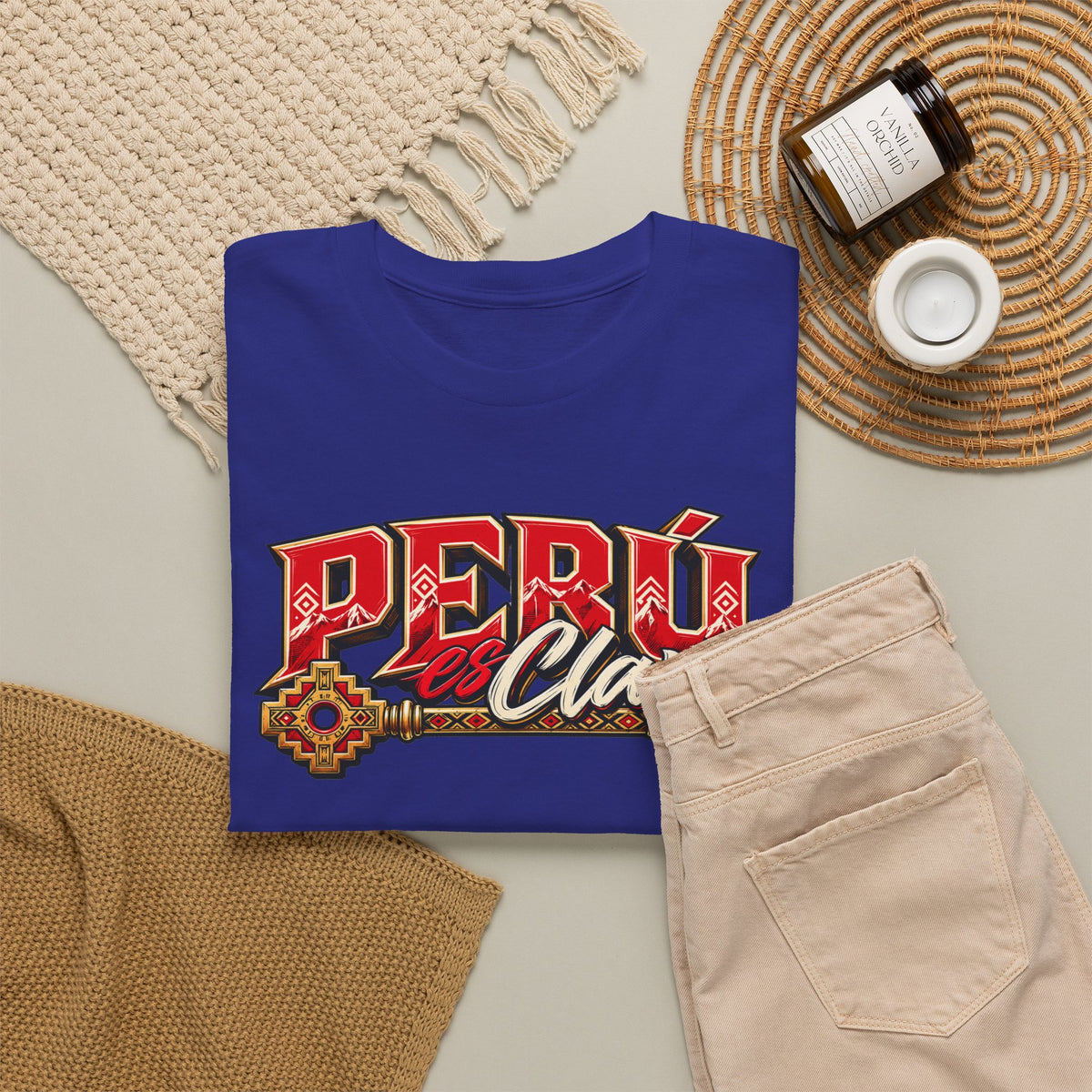 Best Perú es Clave T-Shirt - Gold Key & Andes Peruvian Tee
