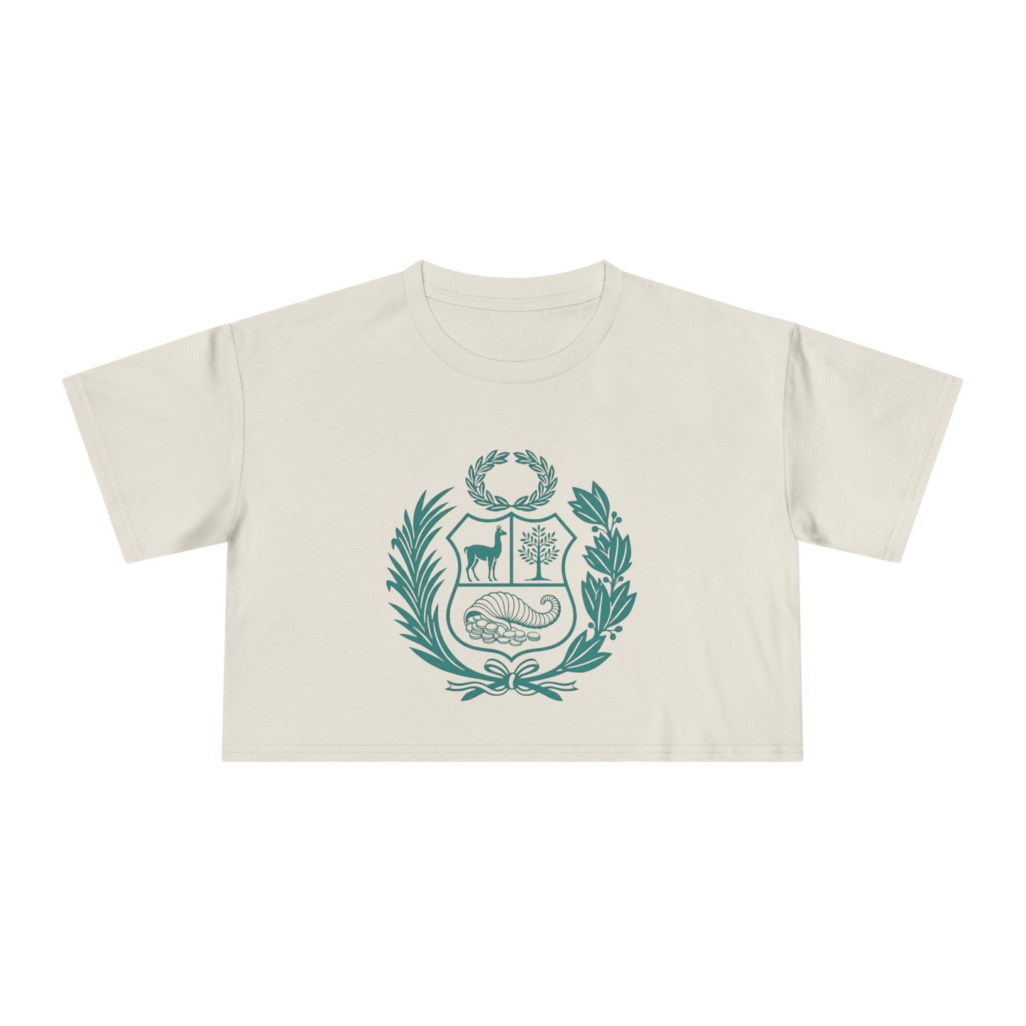 Best Peru Coat of Arms Crop Top | Peruvian Gift USA
