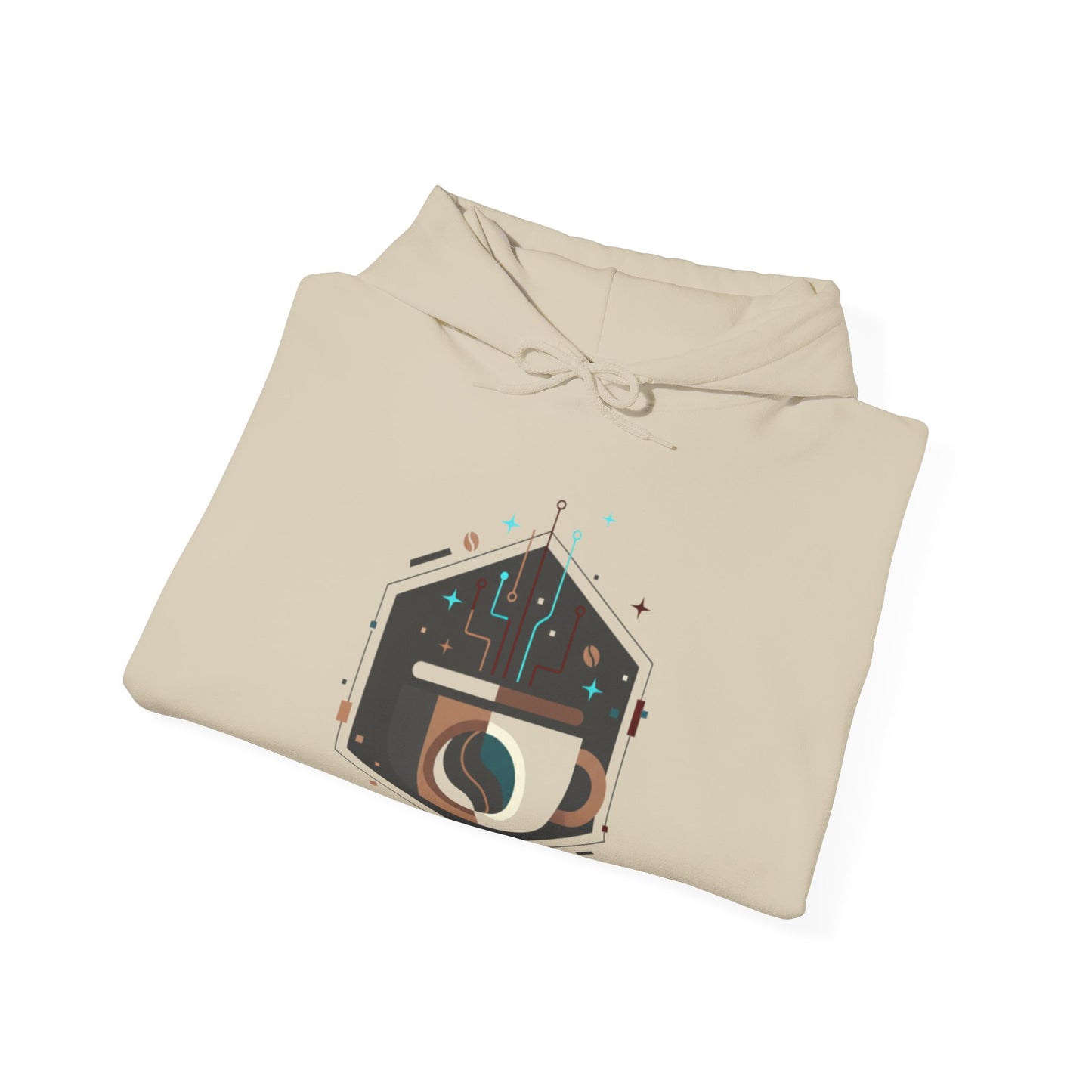 ⚡☕ Tech Coffee Circuit Hoodie USA | Modern Coffee Lovers Hoodie