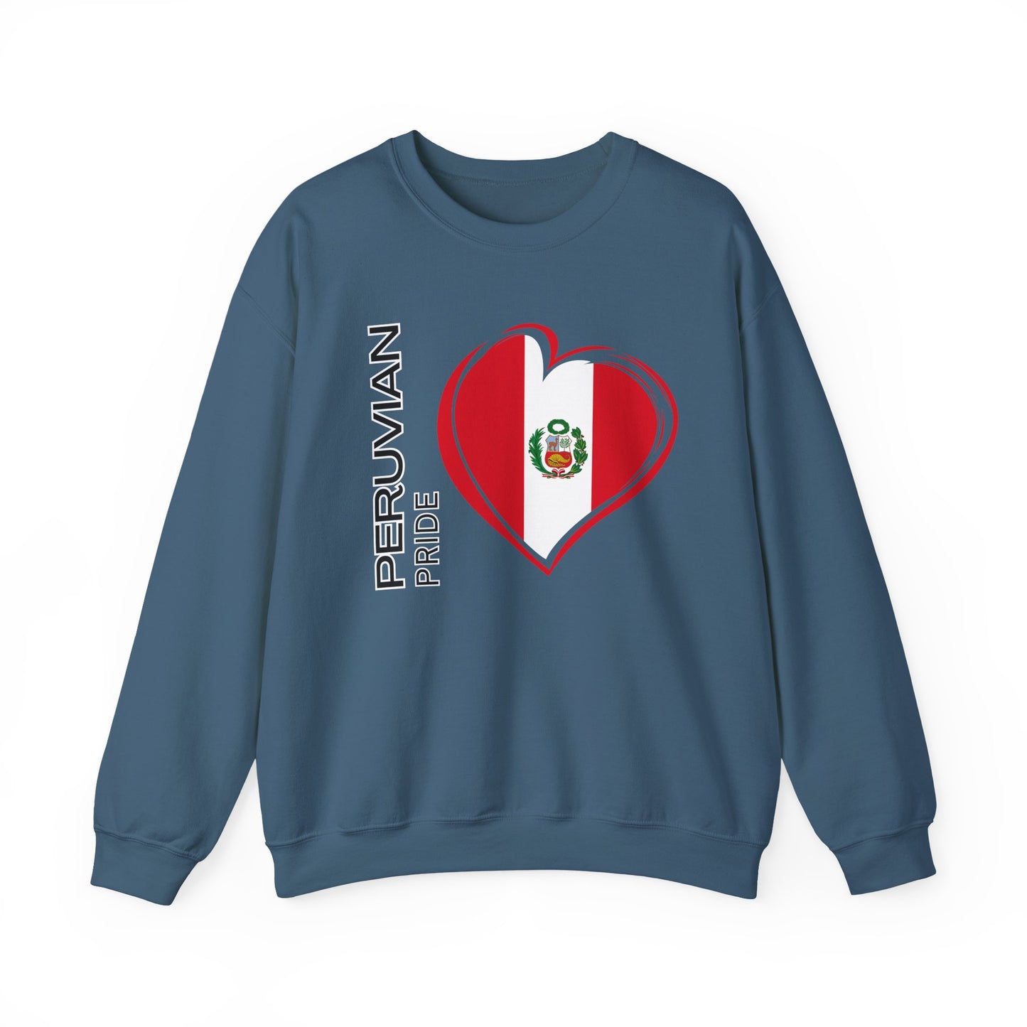 Best Peruvian Unisex Sweatshirt "Peruvian Pride Heart"