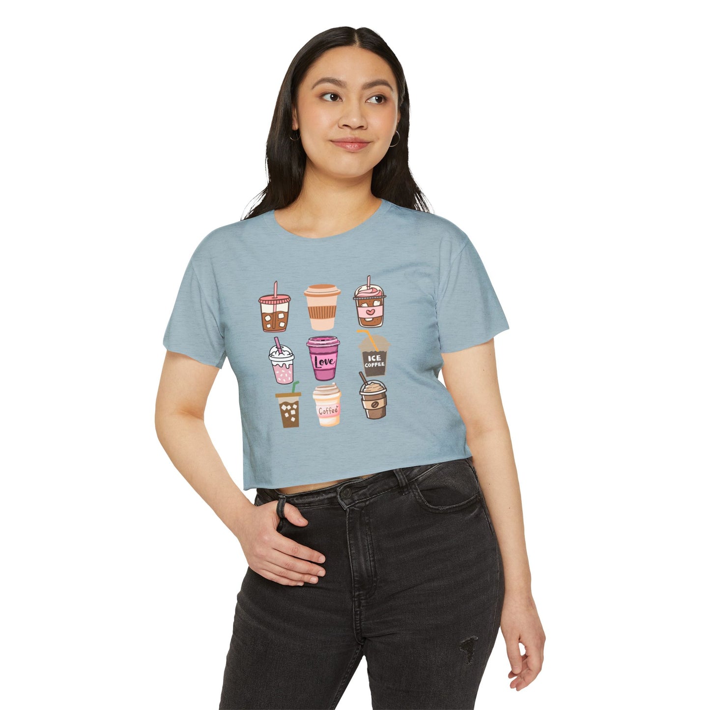 Best Coffee Cropped T-Shirt "Coffee Mugs That's Serving Up Success"