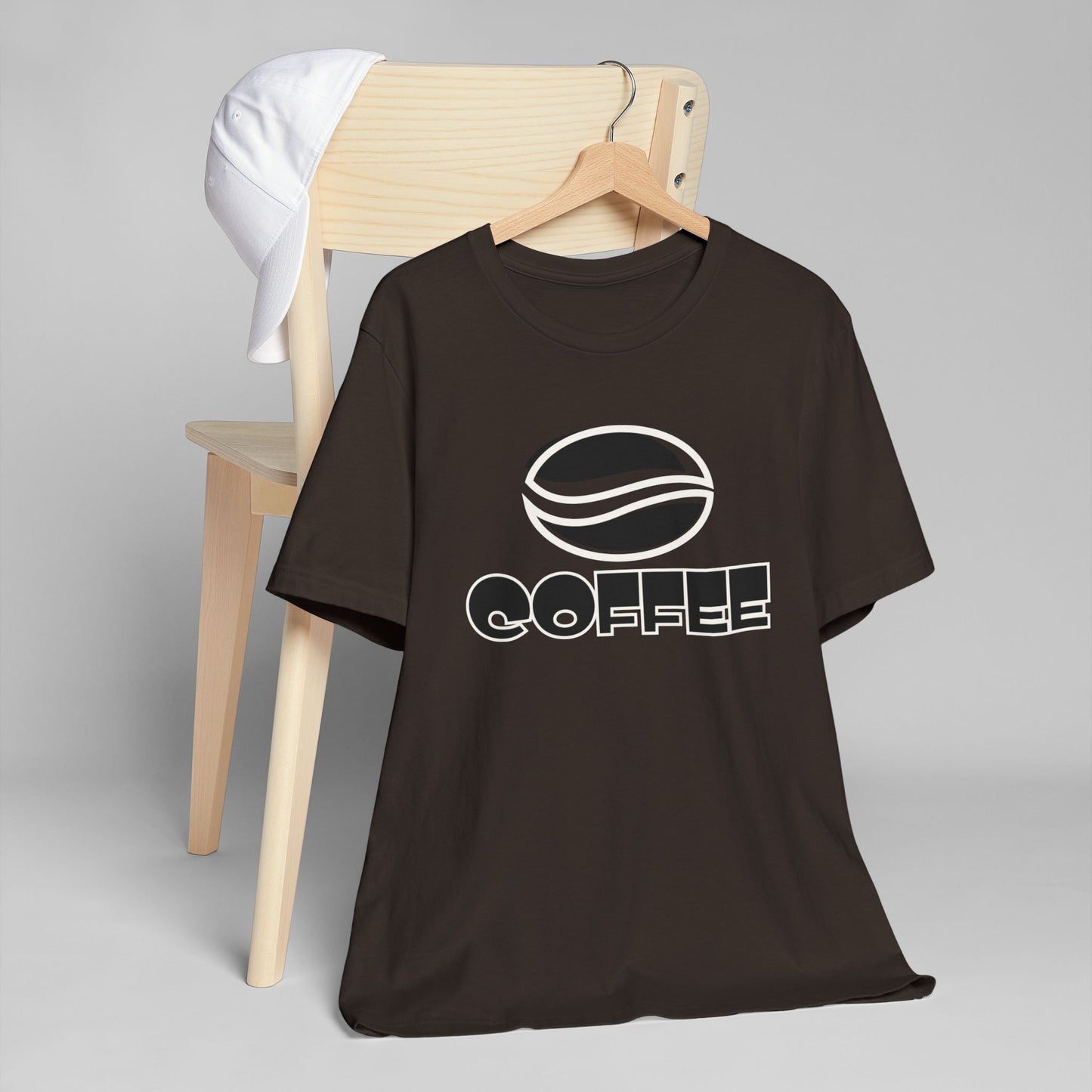 Minimalist Coffee Logo T-Shirt – Modern Graphic Tee for Coffee Lovers (USA Only)