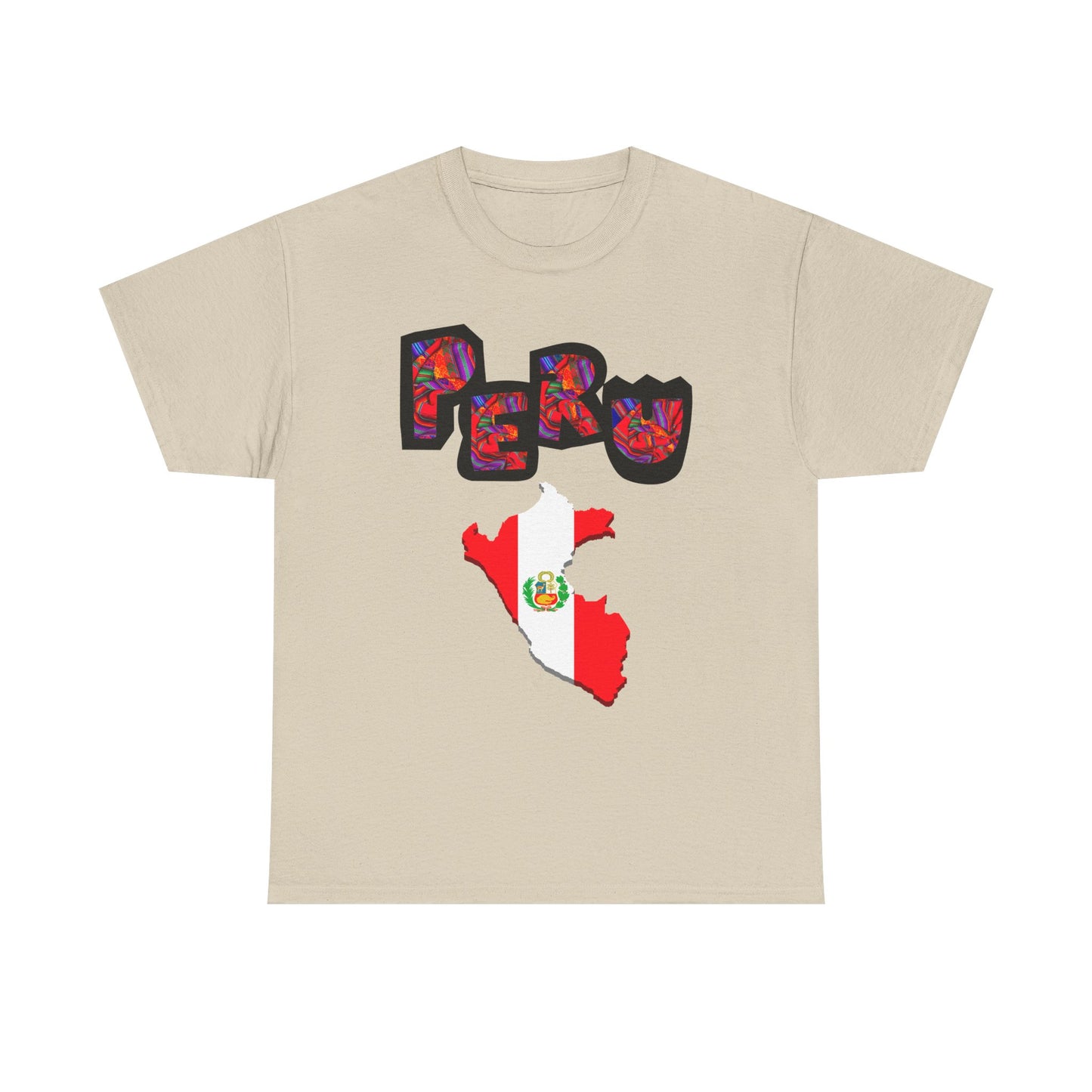 Best Peruvian T-shirt USA Unisex | Peru Map Flag Tee