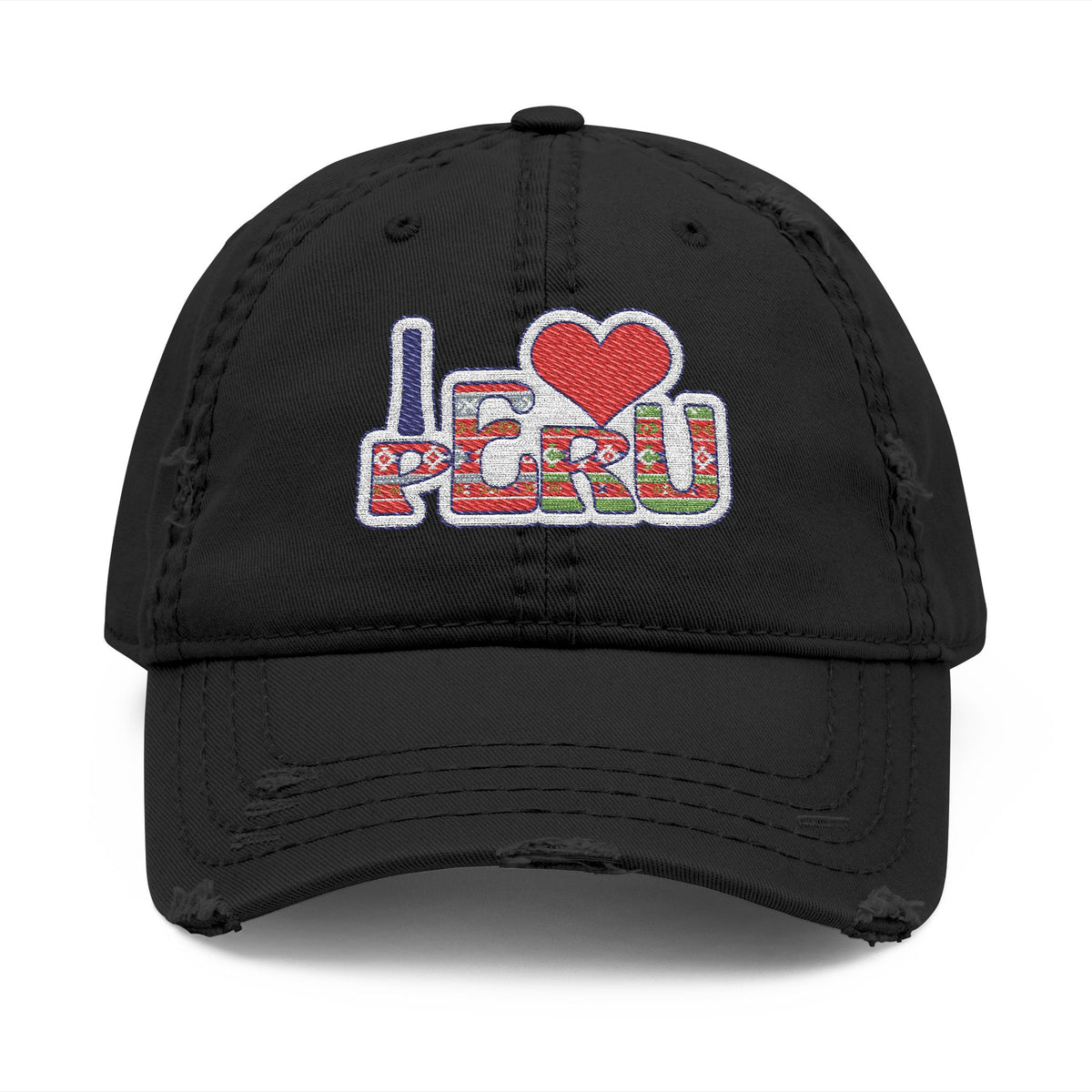 Best I Love Peru Embroidered Hat in the USA