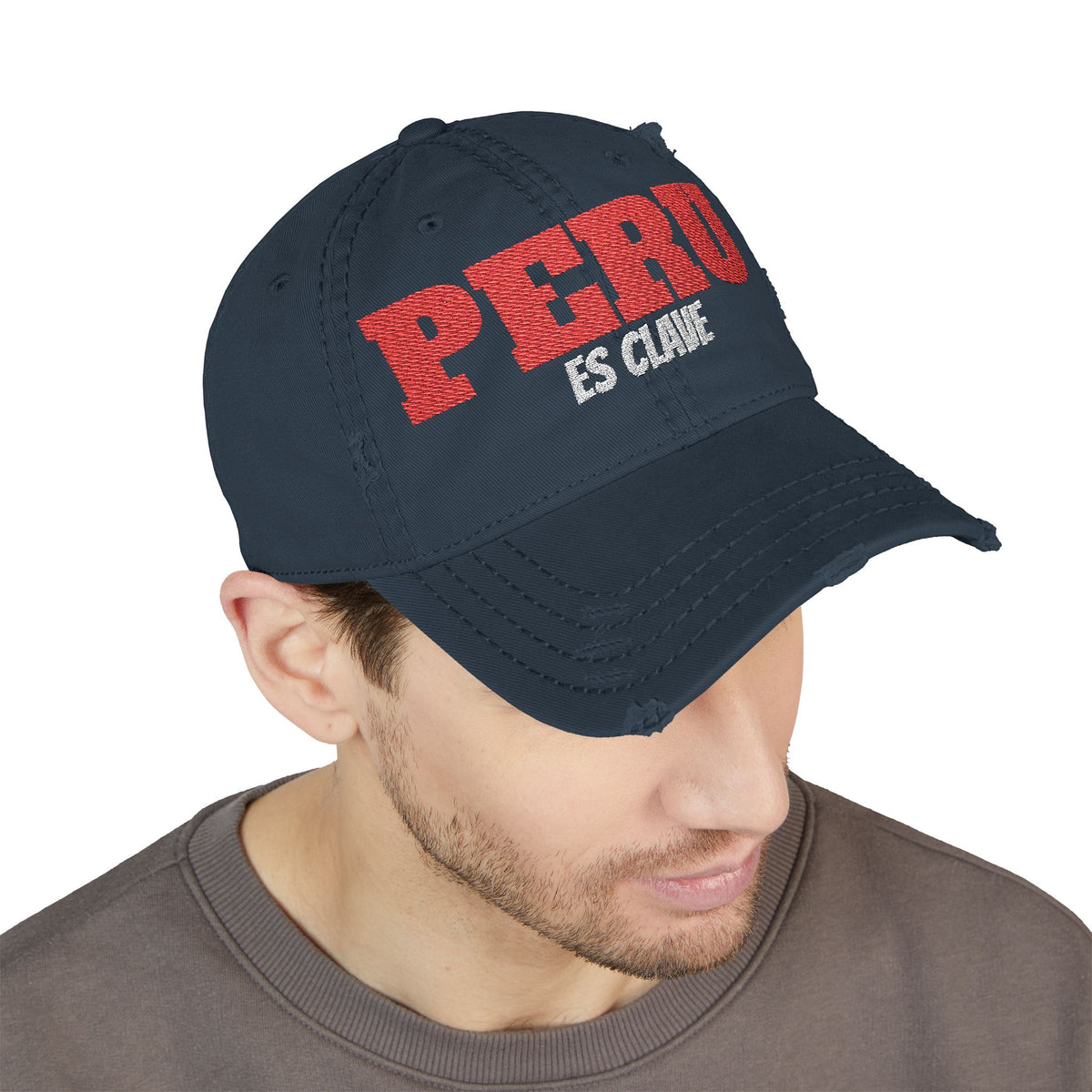 Best Peru Es Clave Embroidered Hat USA