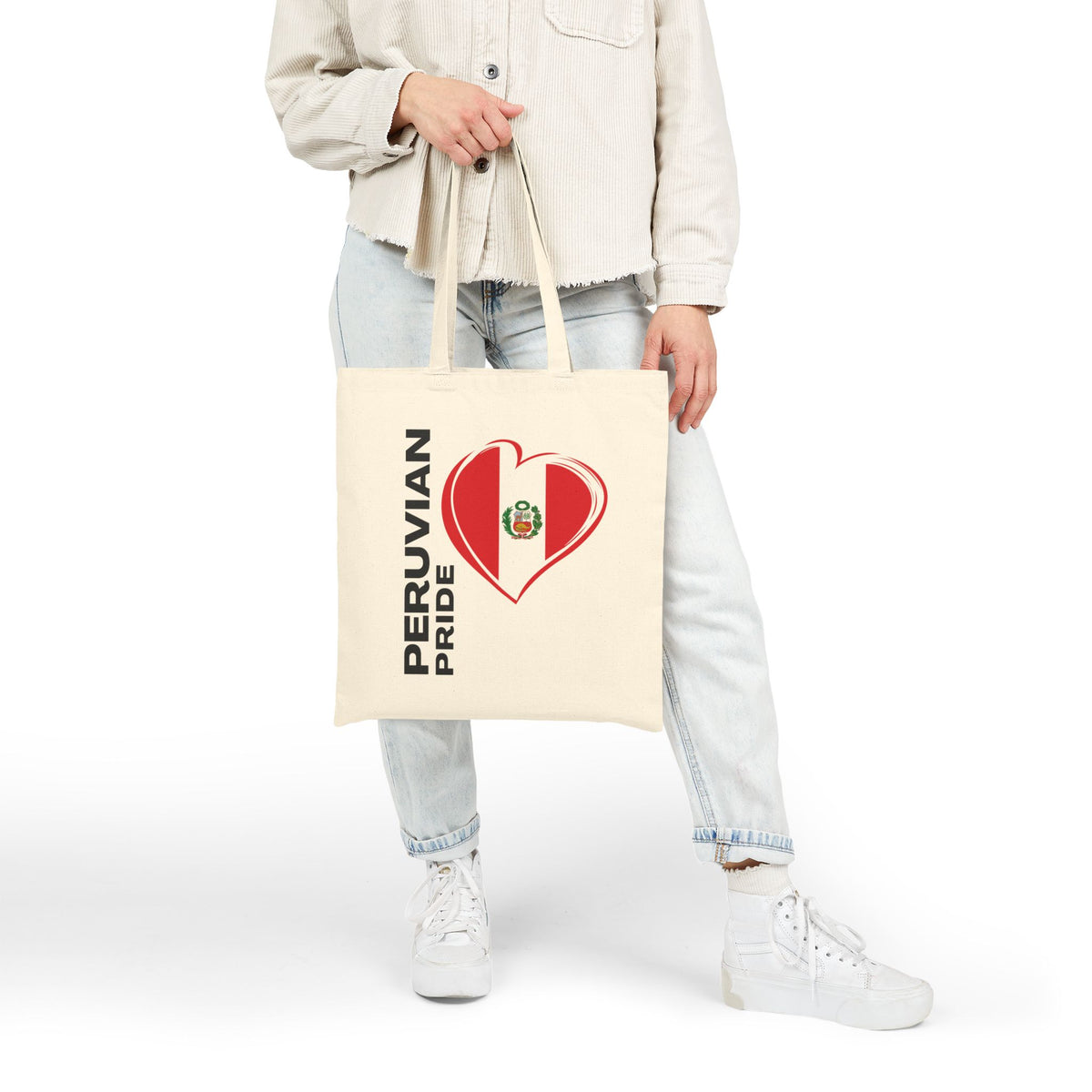 Best Peruvian Canvas Tote Bag "Peru Pride"