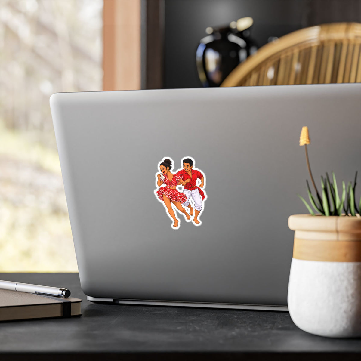 Best Afro-Peruvian Dance Sticker - Festejo Dancers Decal