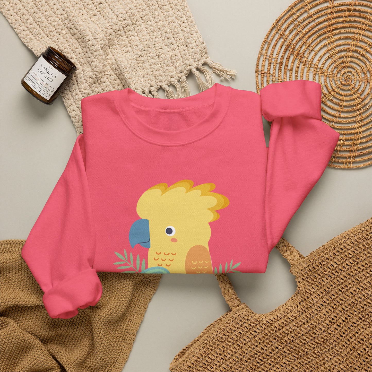 Best Peruvian Unisex Sweatshirt "Gallito de las Rocas"