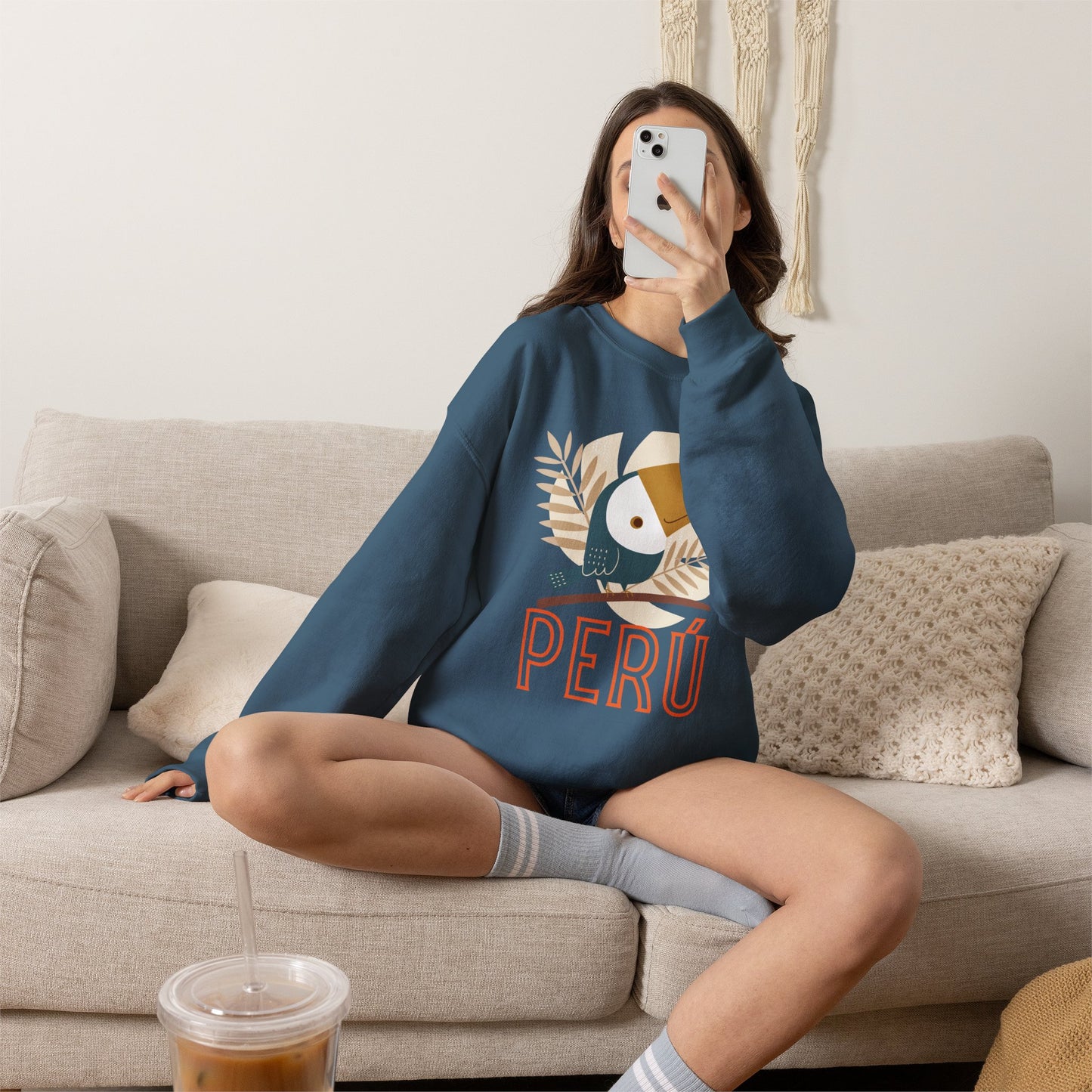 Best Peruvian Unisex Sweatshirt "Peru Toucan"