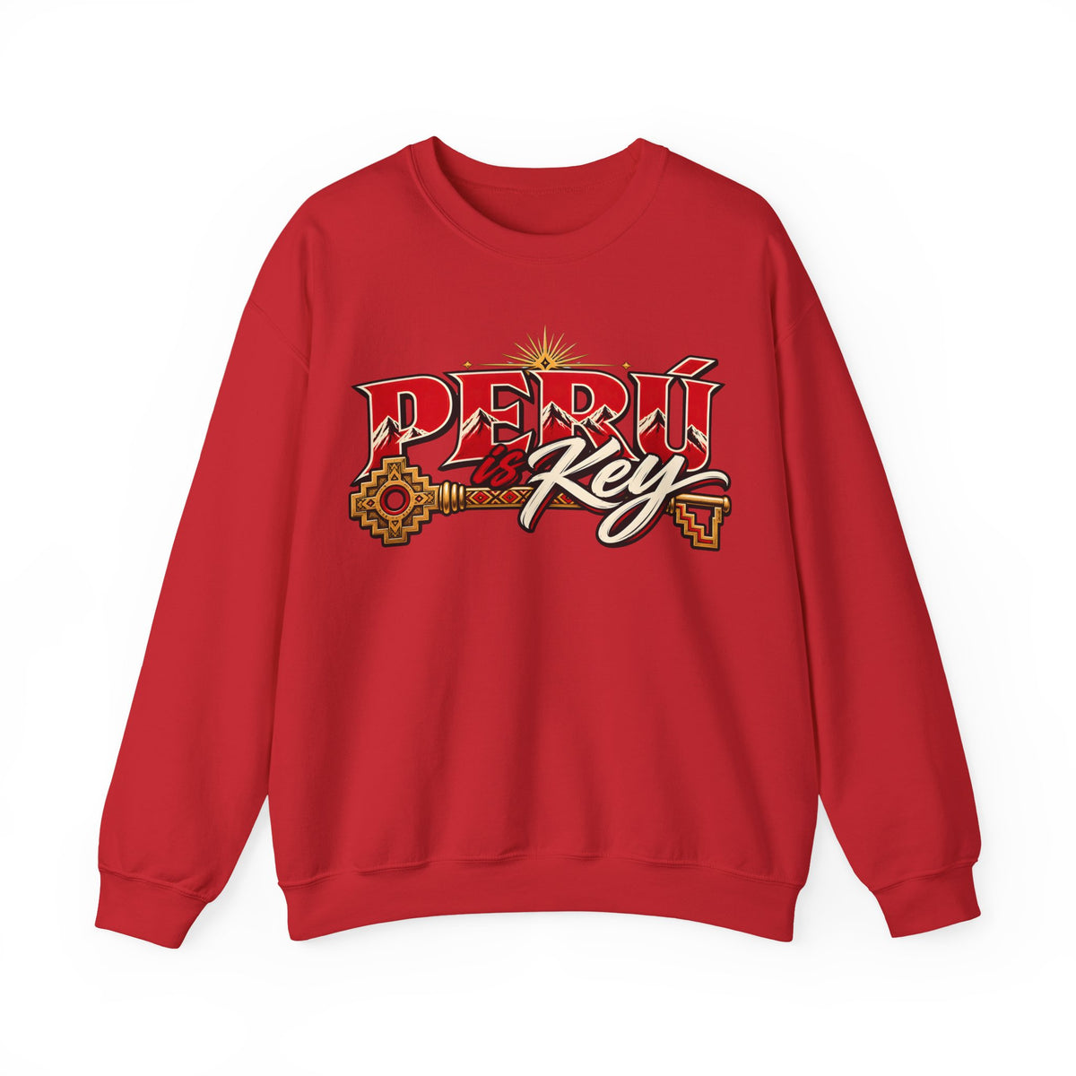 Best Peru is Key Sweatshirt - Golden Sun Andes Crewneck
