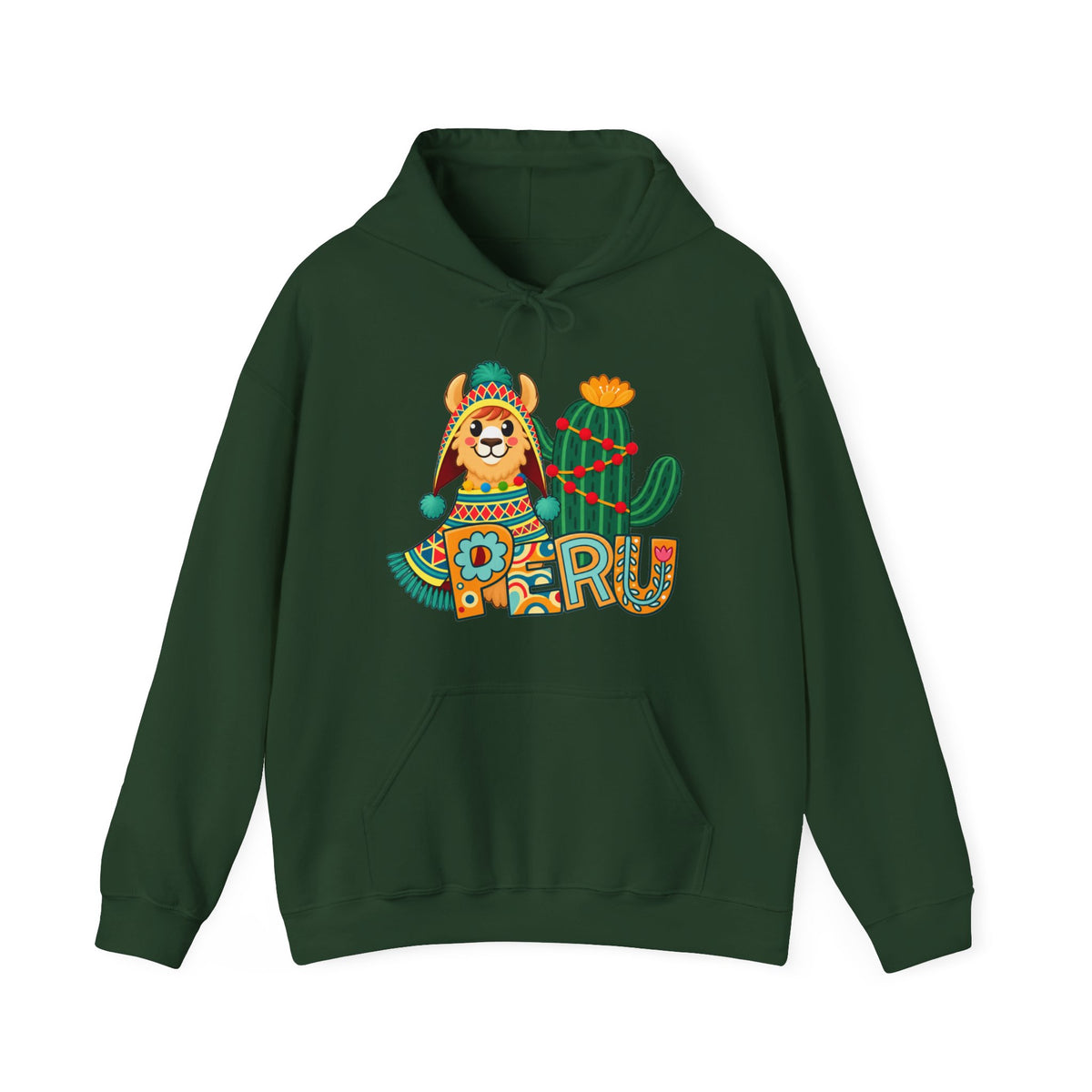 Best Peru Llama Hoodie - Cozy Peruvian Gift for Him & Her