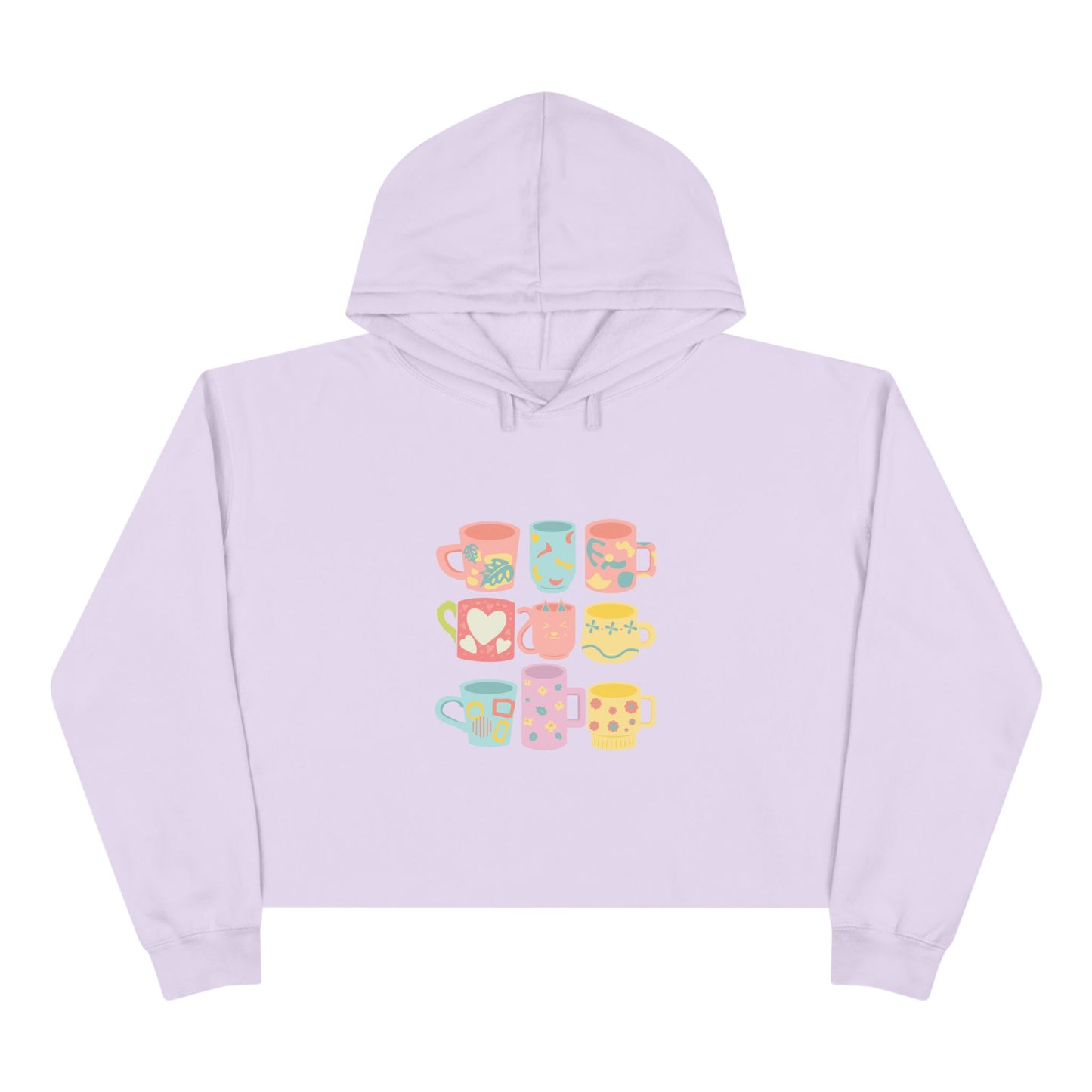 Best Coffee Cropped Hoodie "Coffee Mugs For Coffee Addicts"
