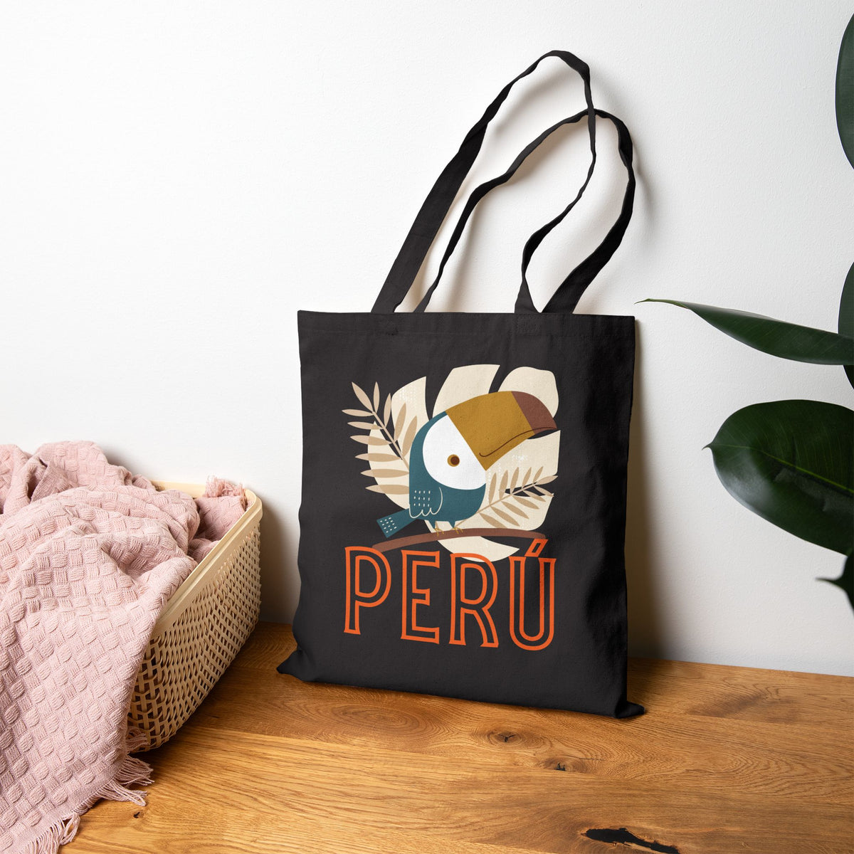 Best Peruvian Canvas Tote Bag "Tucán Perú"