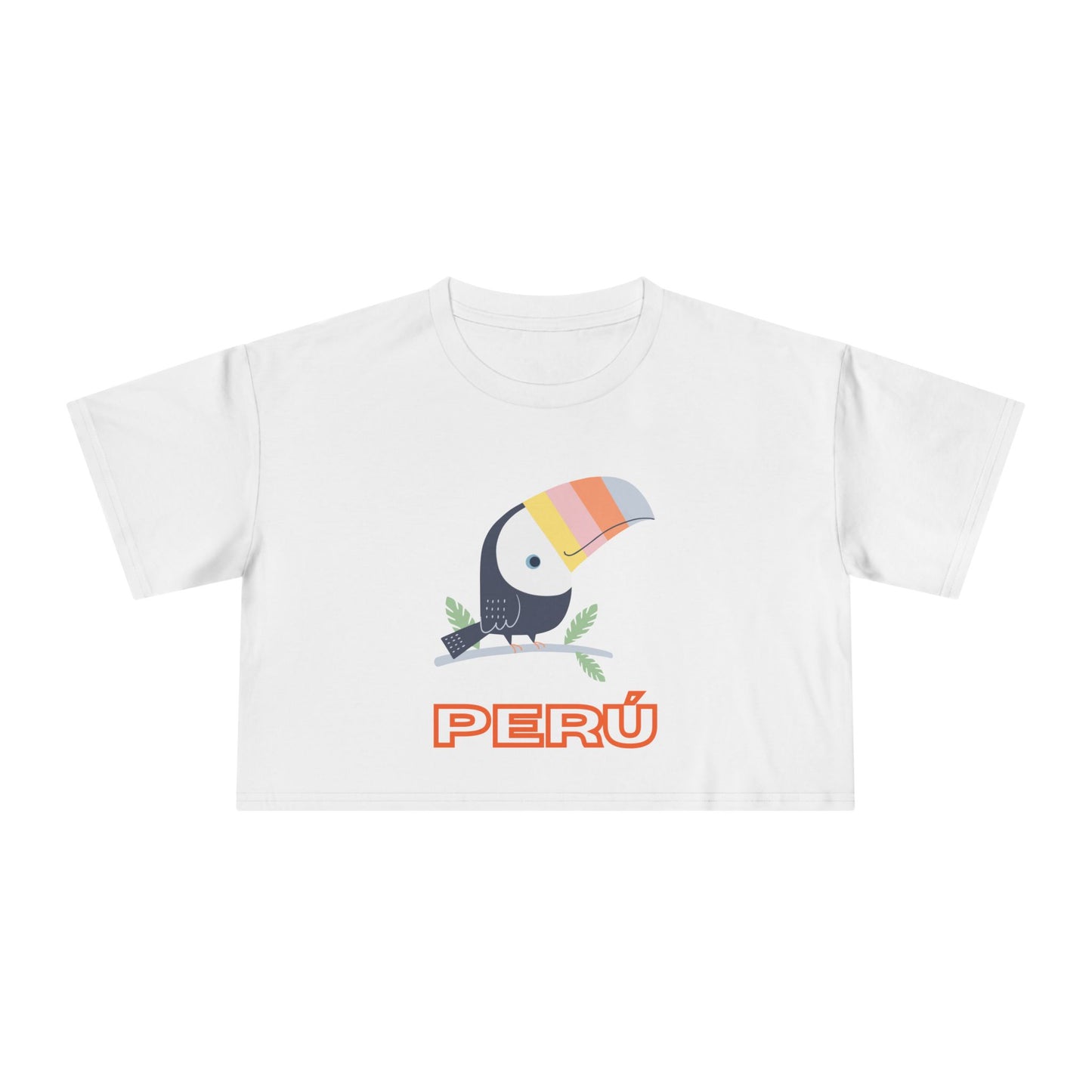 Best Peru Toucan Crop Top Bold Design | Peruvian Gift USA