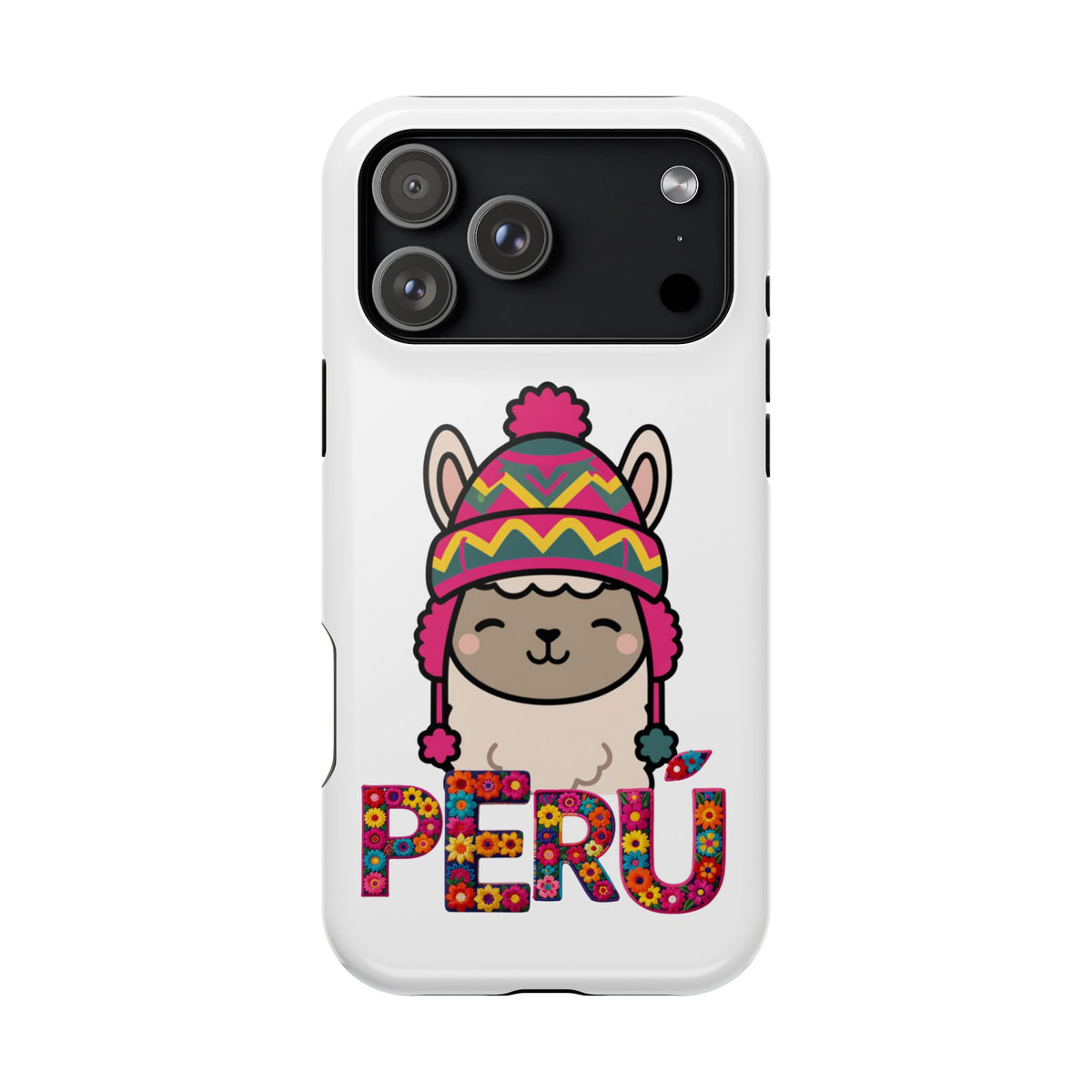 Best Peru Phone Case – Cute Llama with Chullo | Peruvian Gift