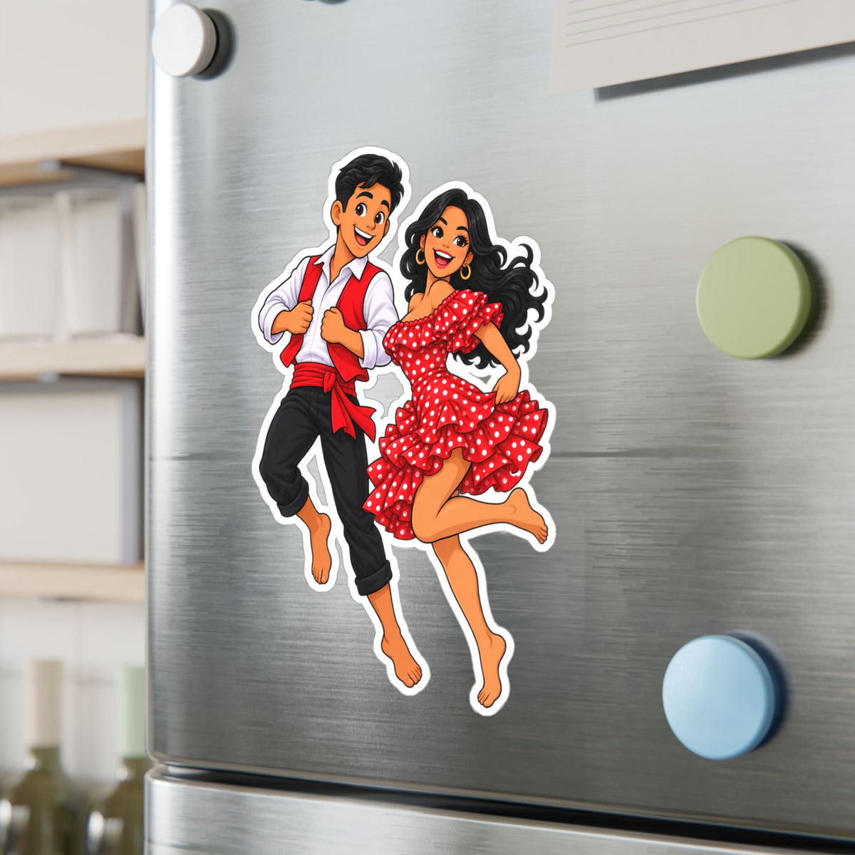 Best Peruvian Dance Couple Sticker - Afro-Peruvian Decal