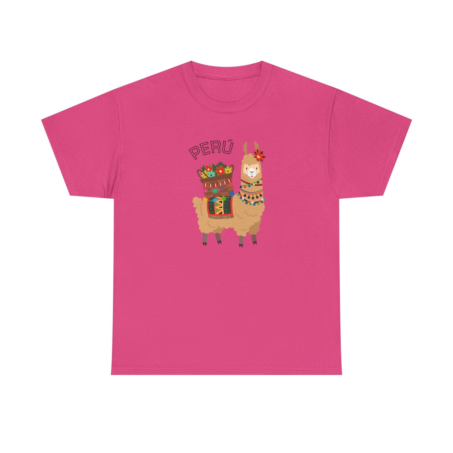 Best Peru Llama T-Shirt USA Unisex Andean Llama Pride Tee