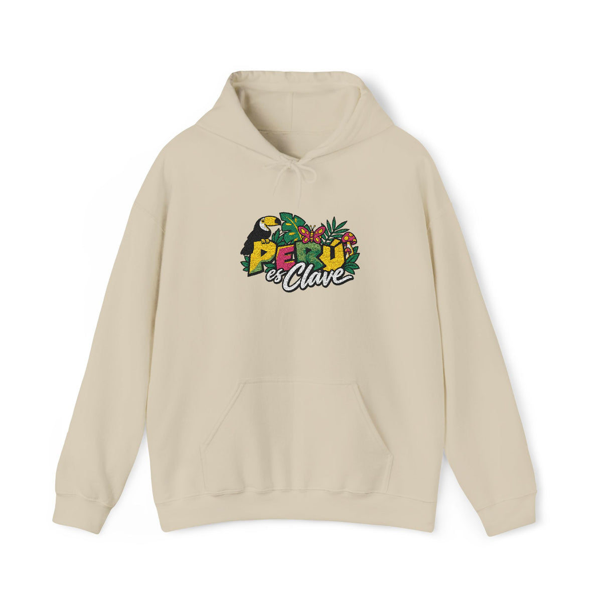 Best Perú es Clave Embroidered Hoodie - Amazon Toucan Gift