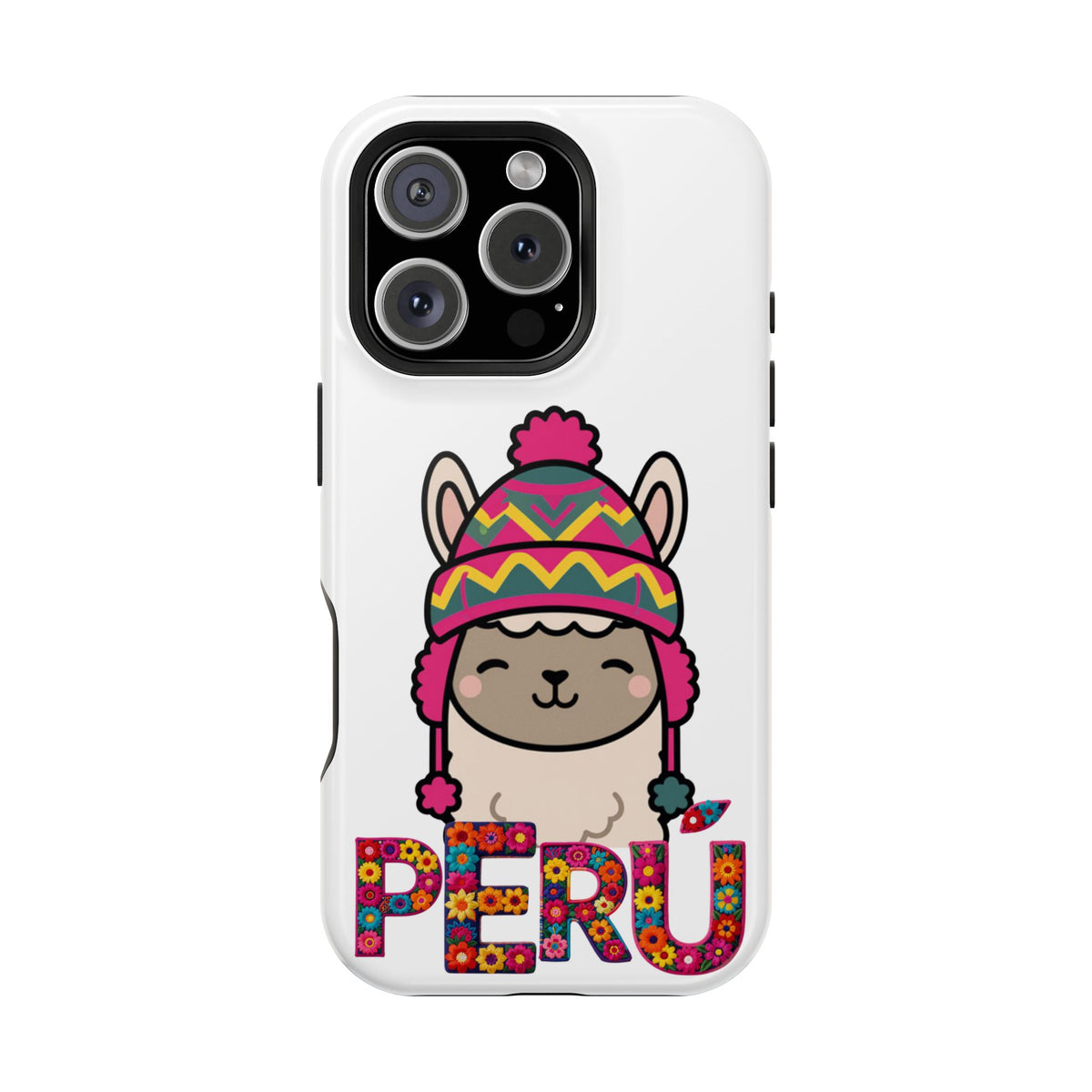 Best Peru Phone Case – Cute Llama with Chullo | Peruvian Gift