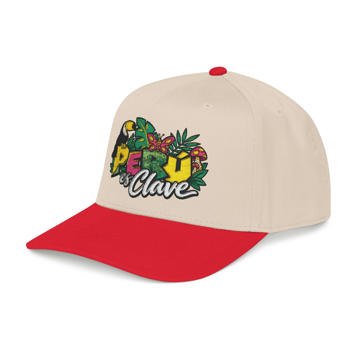 Best Perú es Clave Hat - Embroidered Amazon Toucan Cap