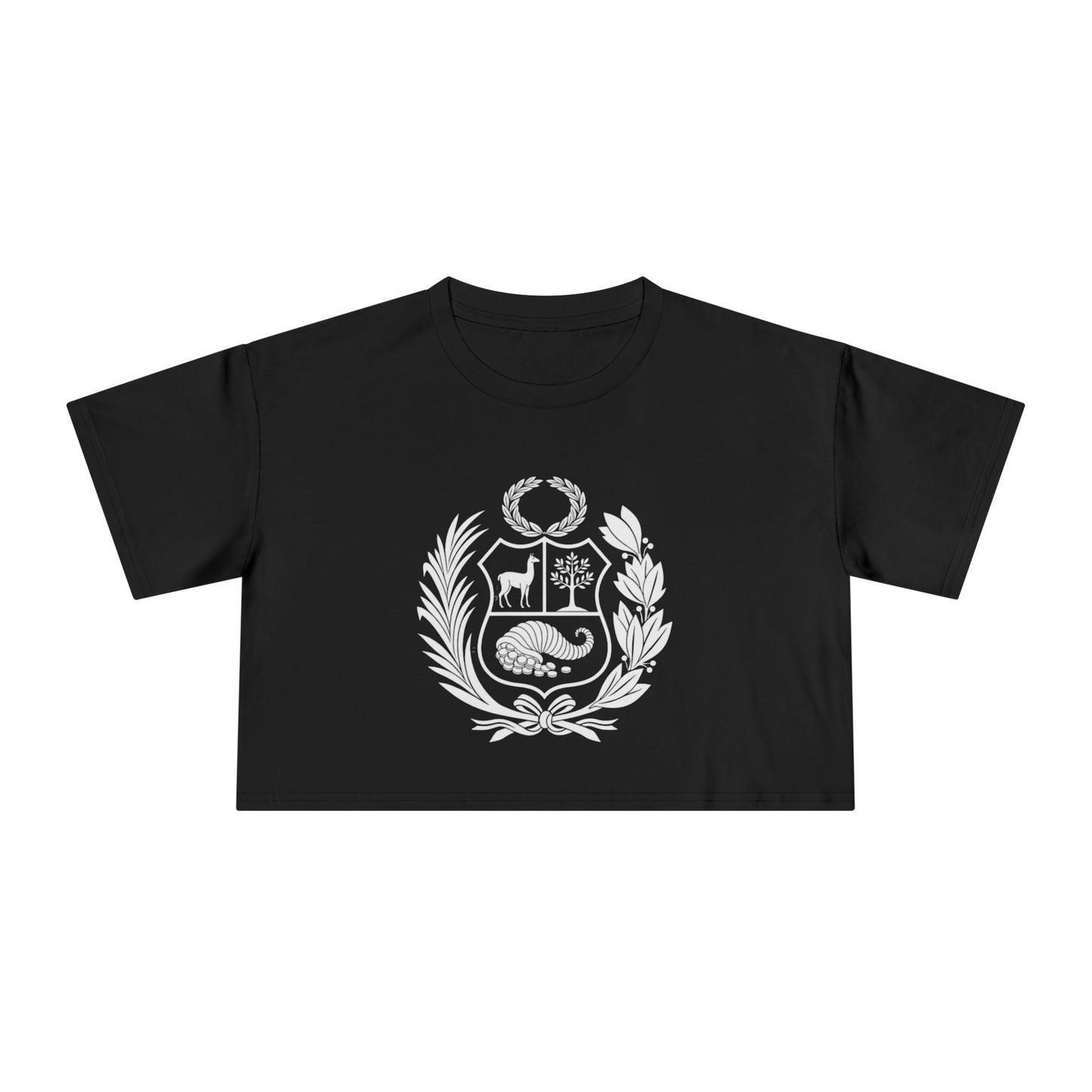 Best Peru Coat of Arms Crop Top | Peruvian Gift USA