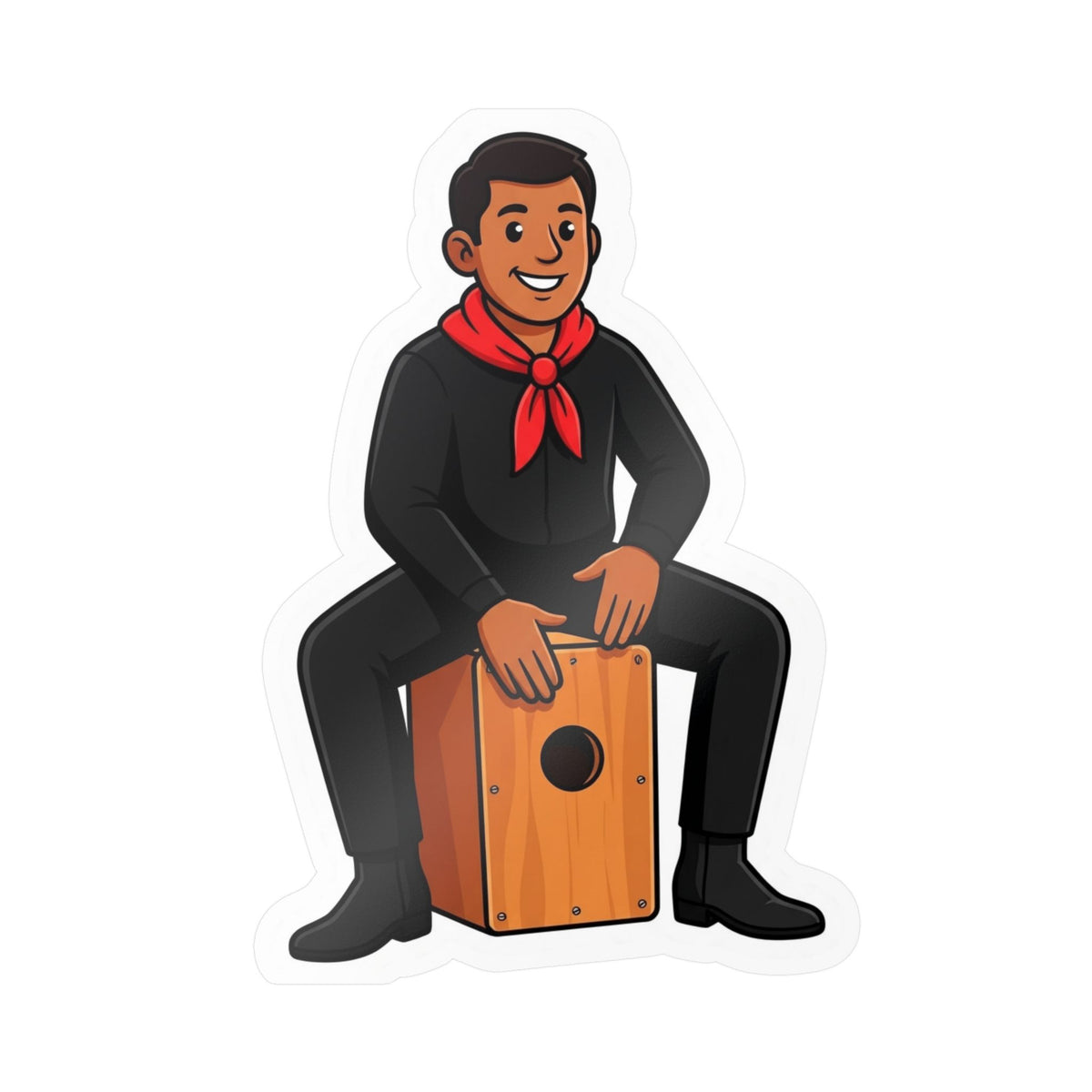 Best Peruvian Cajón Sticker - Afro-Peruvian Music Decal