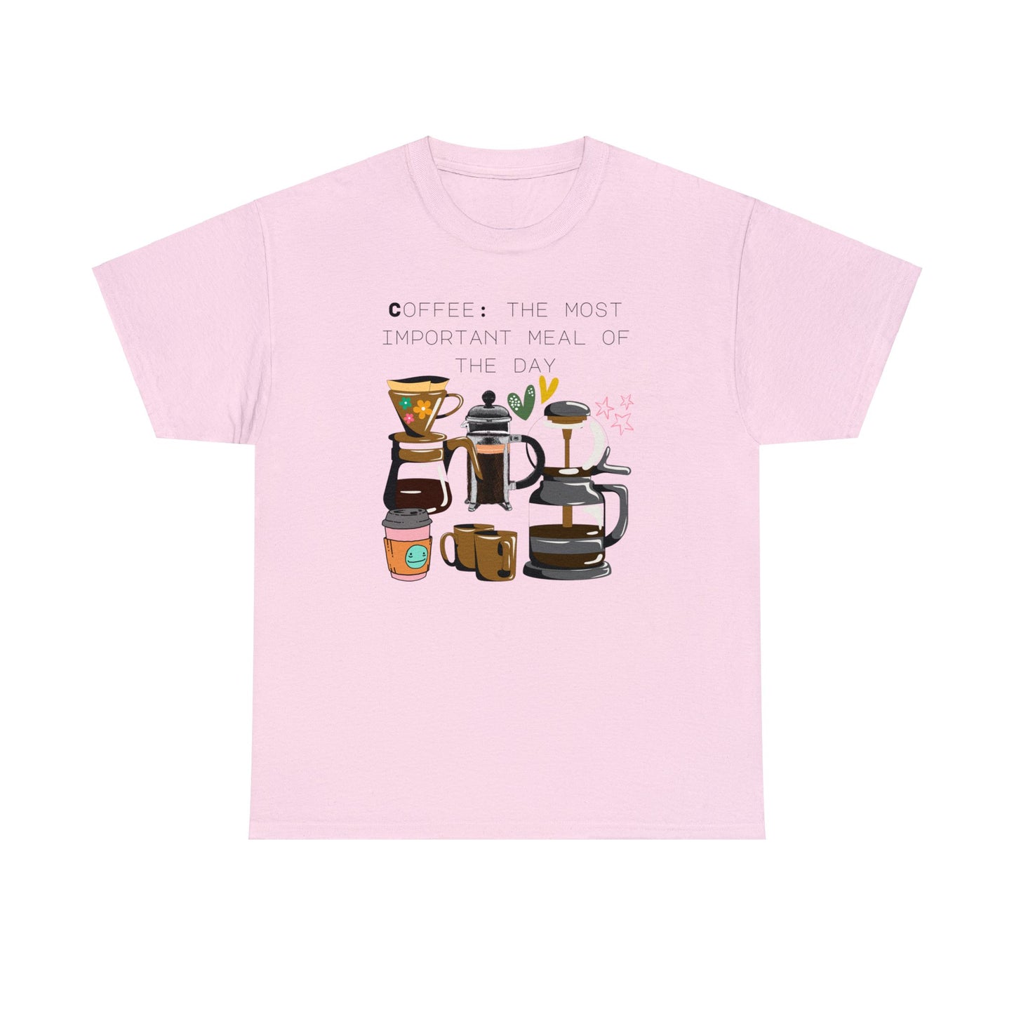 Best Unisex Coffee T-Shirt "Coffee: the most important meal of the day"