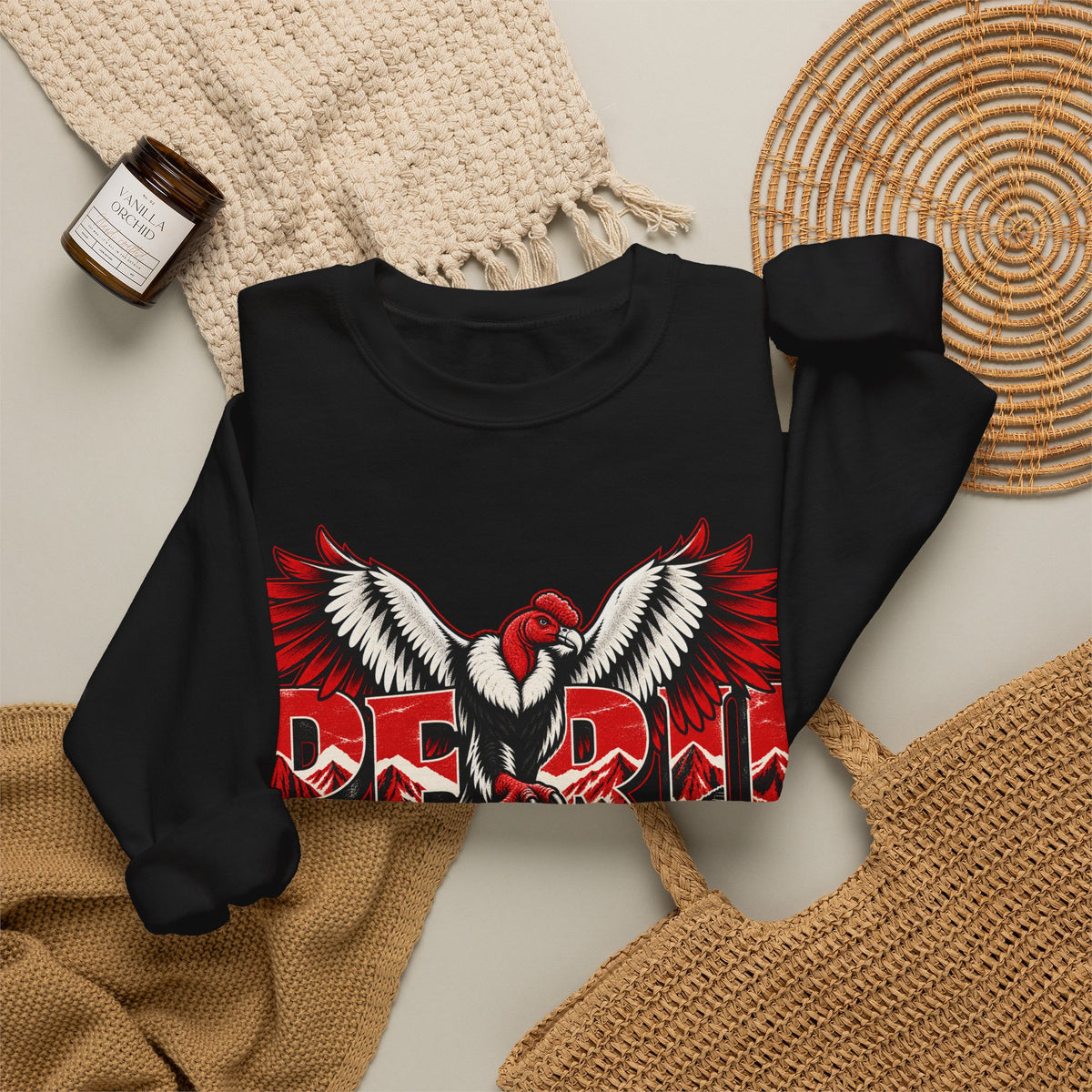 Best Peru Condor Sweatshirt - Andes Mountains Crewneck Gift