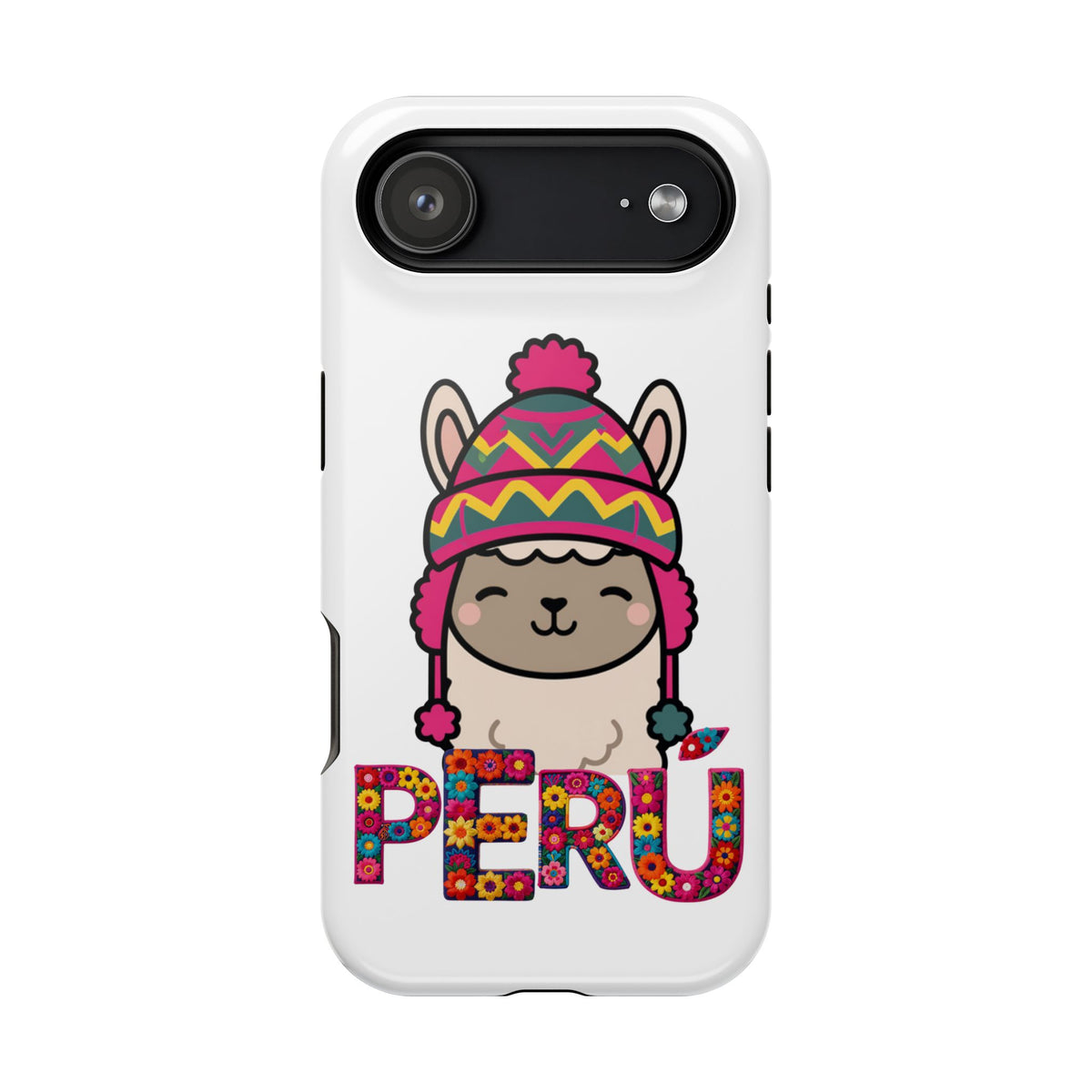 Best Peru Phone Case – Cute Llama with Chullo | Peruvian Gift