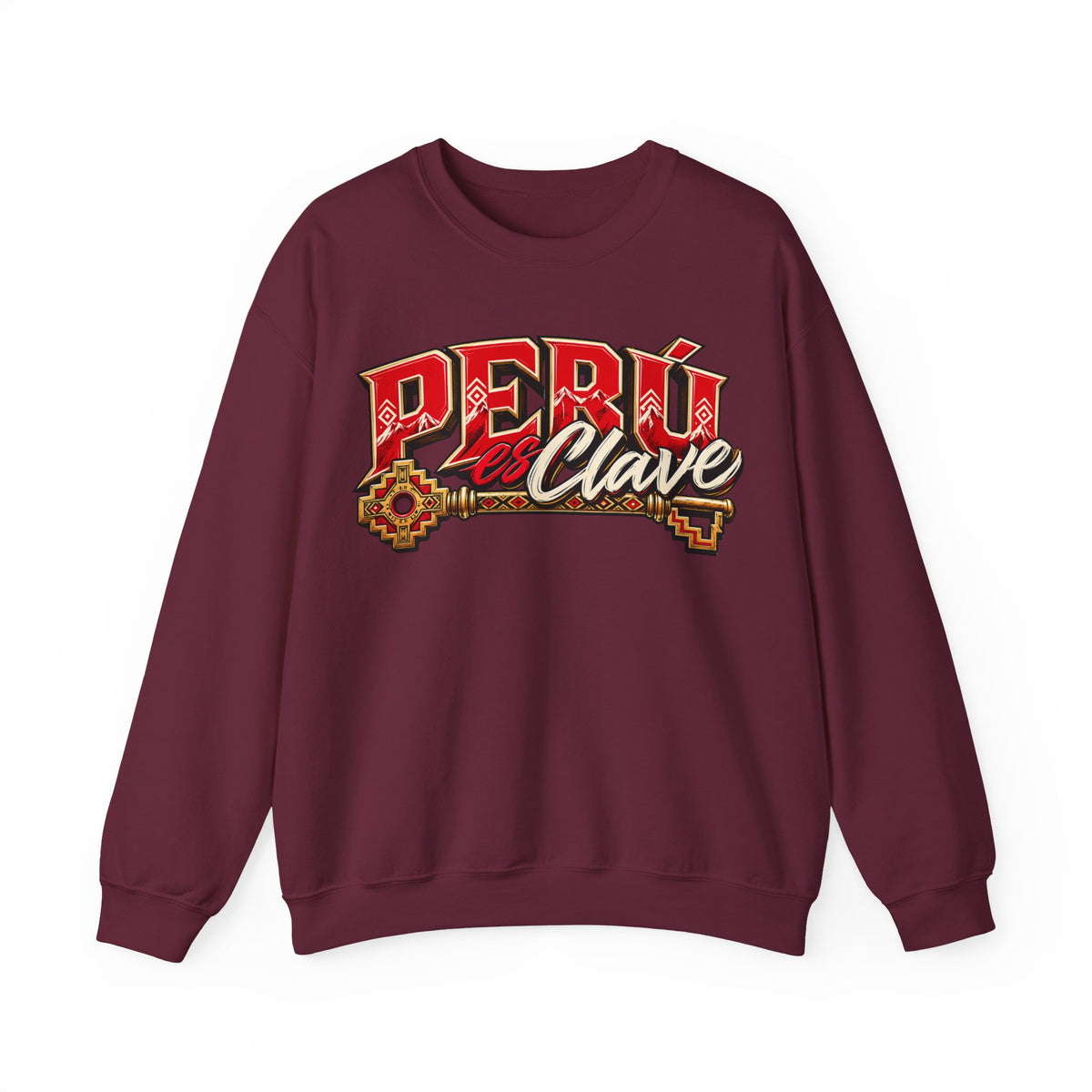 Best Perú es Clave Sweatshirt - Gold Key & Andes Crewneck