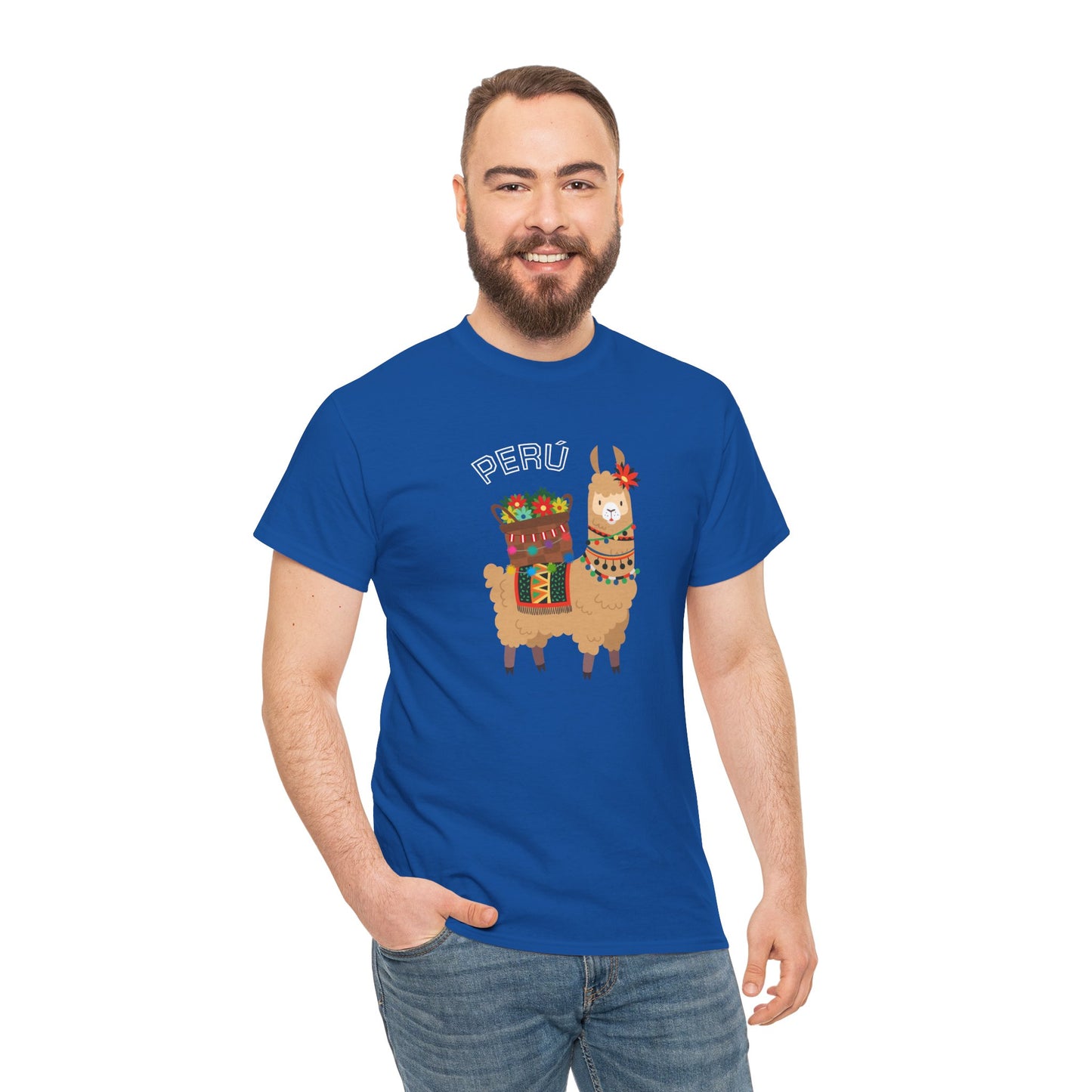 Best Peru Llama T-Shirt USA Unisex Andean Llama Pride Tee