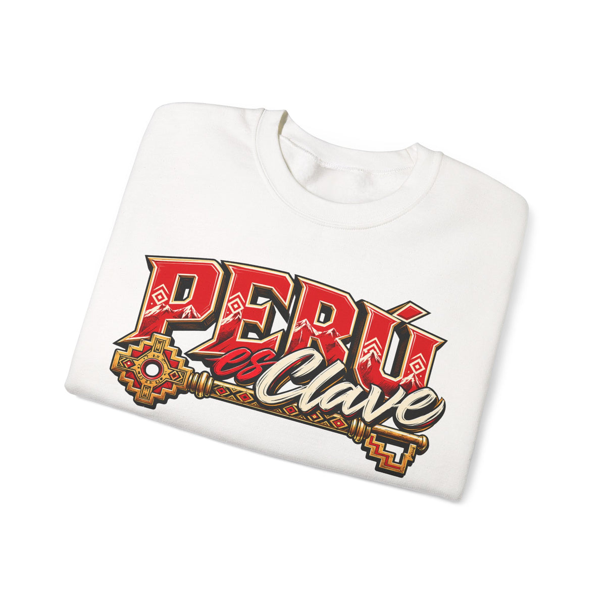 Best Perú es Clave Sweatshirt - Gold Key & Andes Crewneck