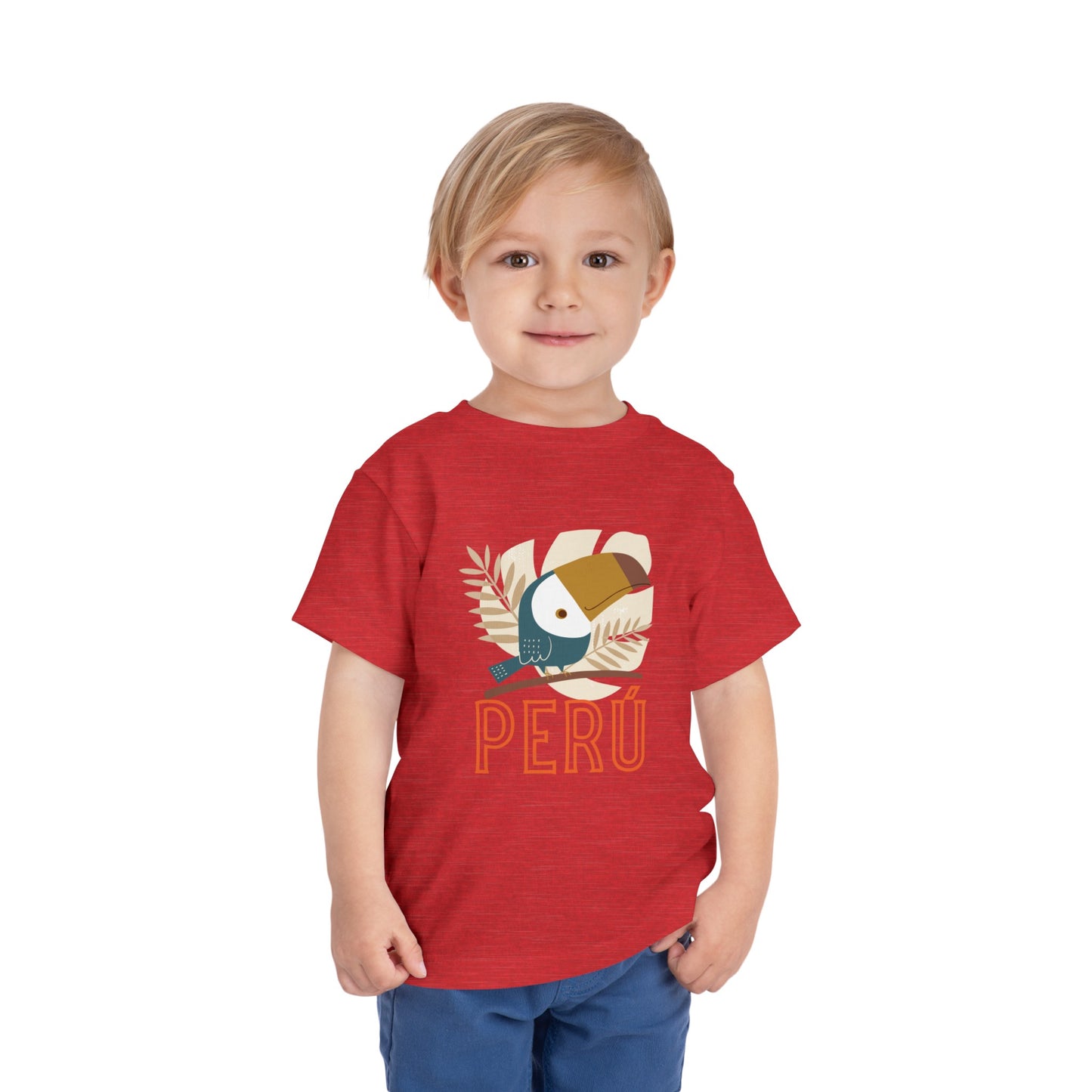 Best PeruvianToddler Short Sleeve Tee "Peru Toucan"