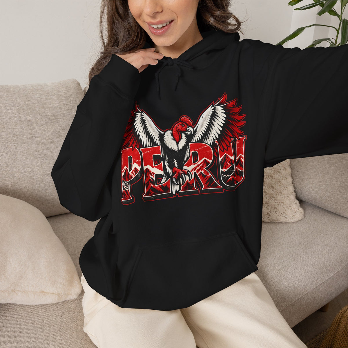 Best Peru Condor Hoodie - Peruvian Pullover