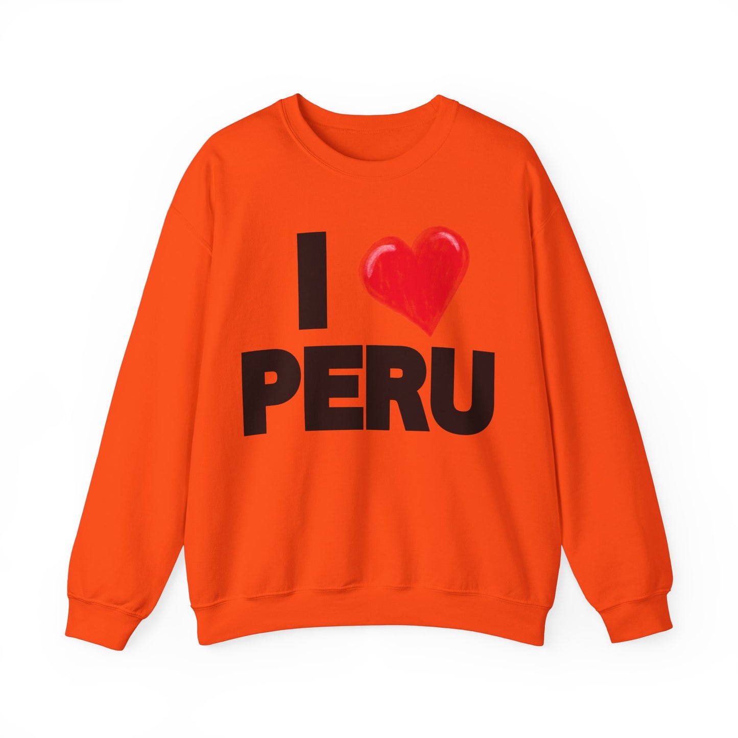 Best Unisex Sweatshirt Peruvian Inspired "I Love Peru"