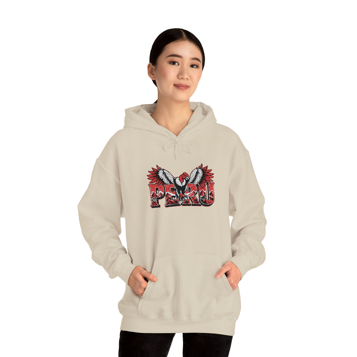 Best Peru Condor Embroidered Hoodie in USA