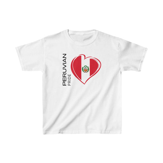 Best Peruvian Kids Tee "Peruvian Pride Flag"