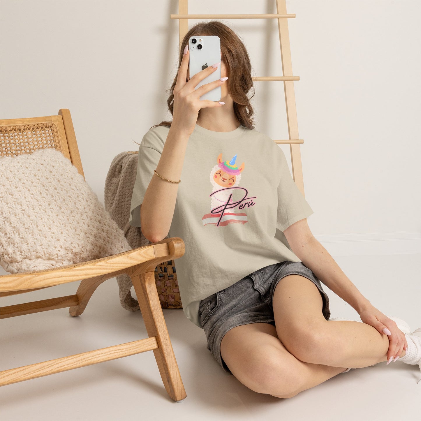 Best Peru Unicorn Llama T-Shirt USA Unisex Cute Peru Pride Tee