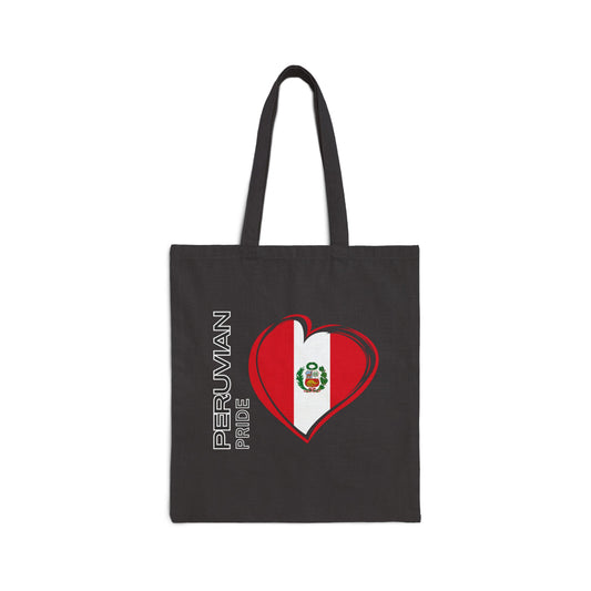 Best Peruvian Canvas Tote Bag "Peru Pride"