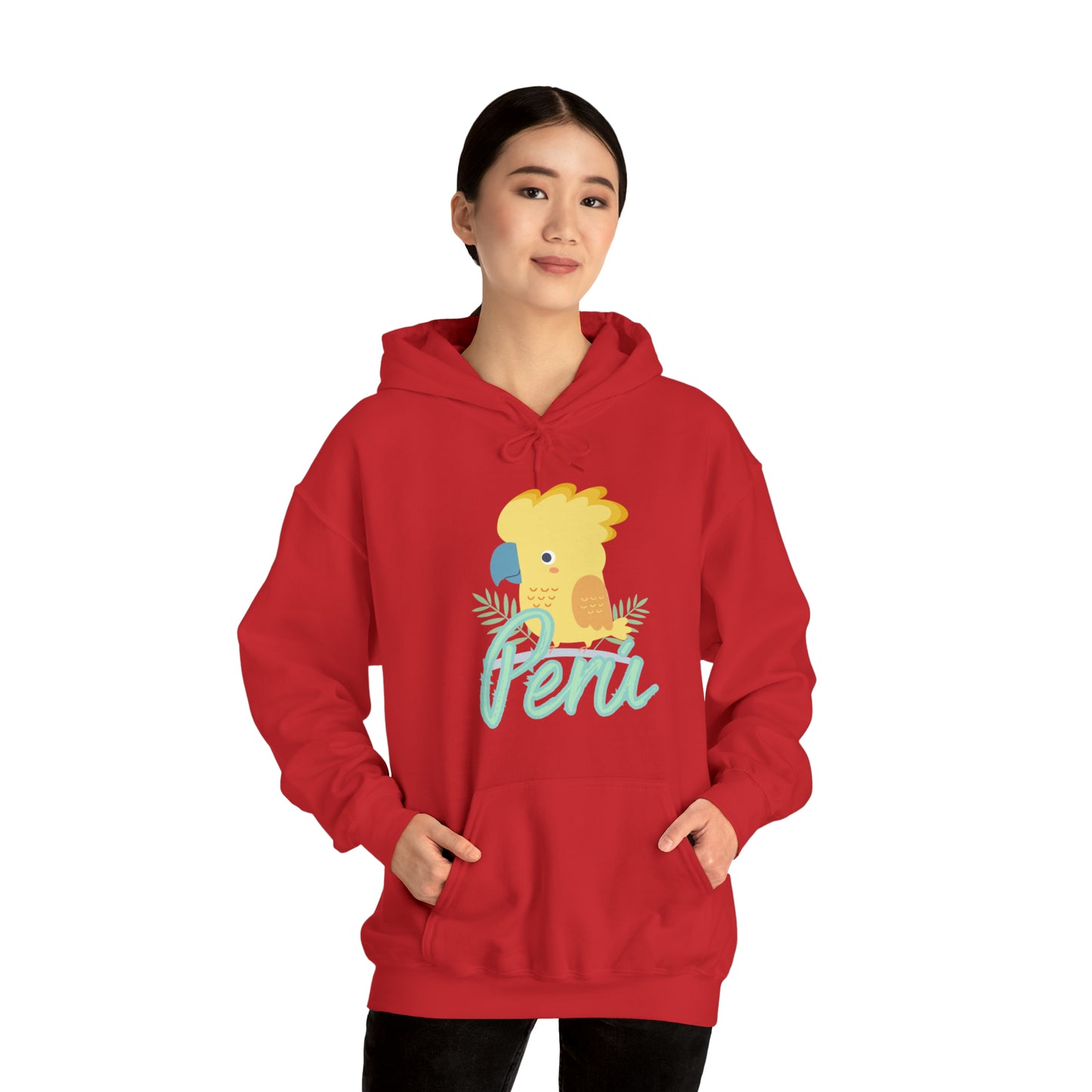 Peruvian Unisex Hoodie 'Gallito de las Rocas'