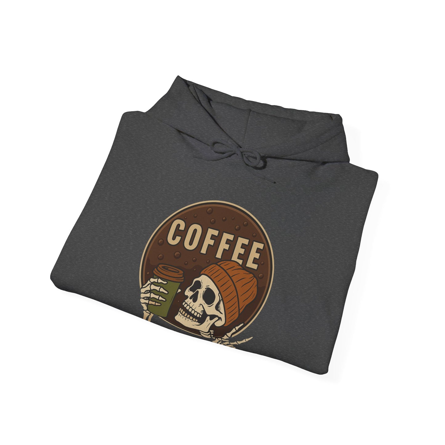 Skull Coffee Hoodie ☕ Bold Unisex Hoodie for Coffee Lovers in the USA