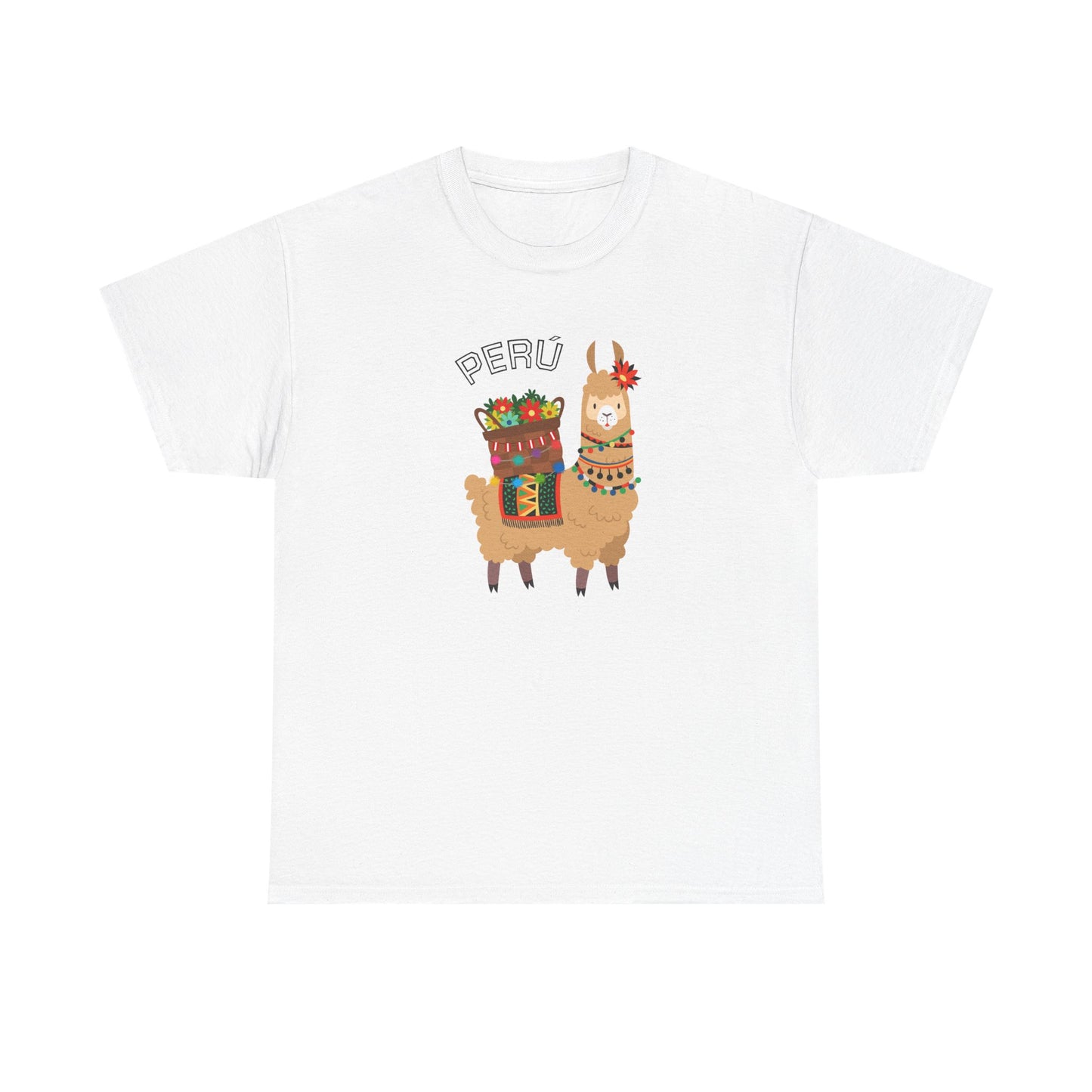 Best Peru Llama T-Shirt USA Unisex Andean Llama Pride Tee