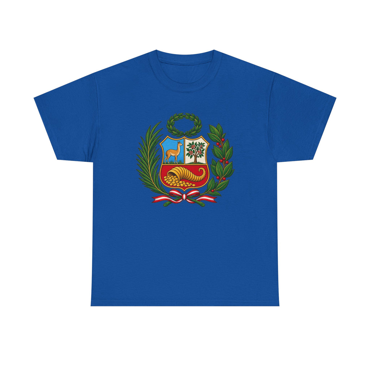 Best Peru Coat of Arms T-Shirt - Escudo Nacional Tee Gift
