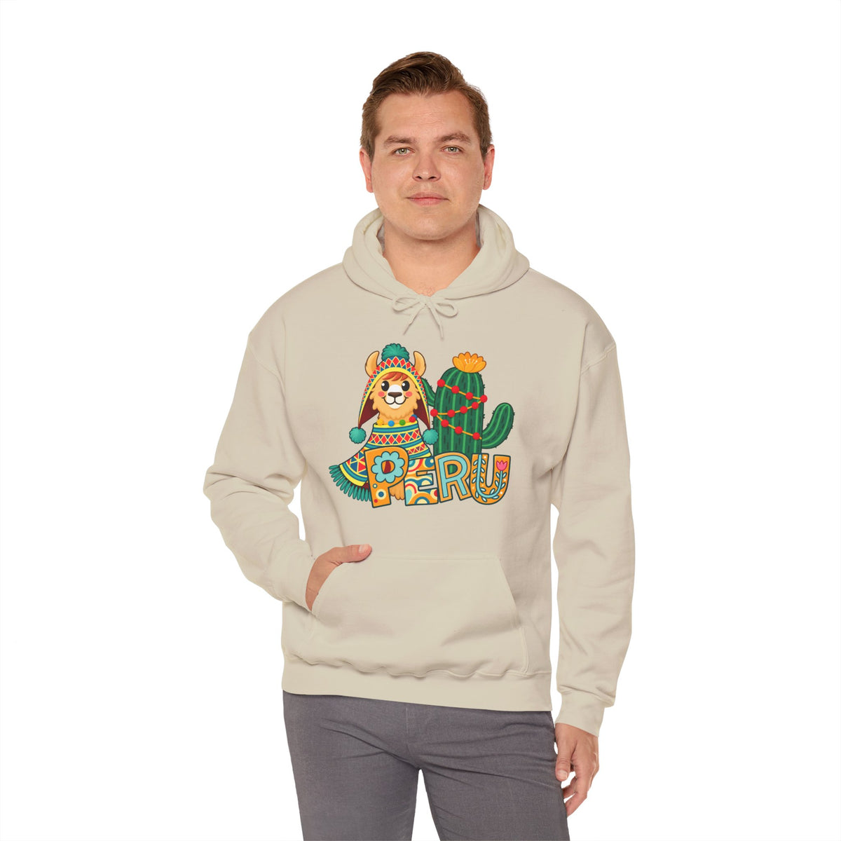 Best Peru Llama Hoodie - Cozy Peruvian Gift for Him & Her