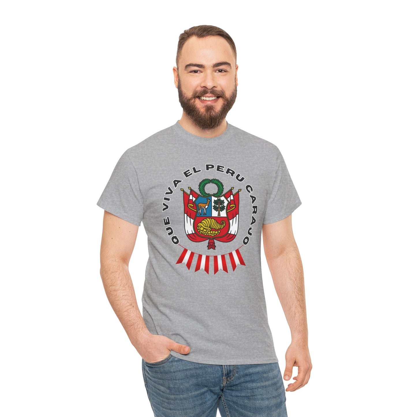 Best Que Viva El Peru Carajo T-Shirt USA Unisex Pride Tee