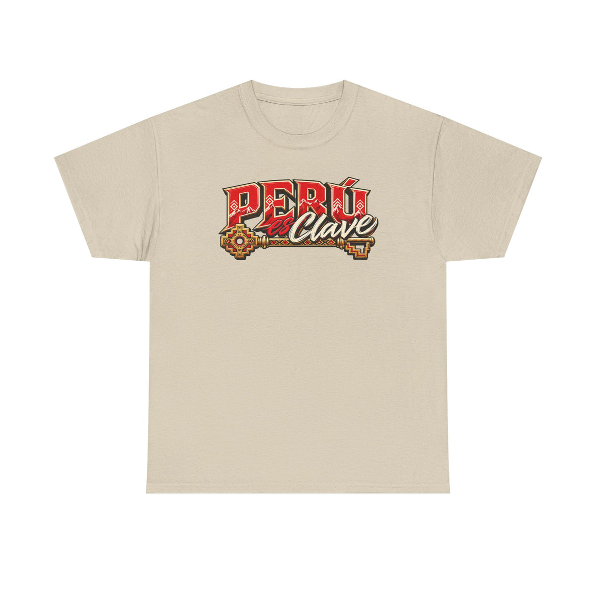 Best Perú es Clave T-Shirt - Gold Key & Andes Peruvian Tee