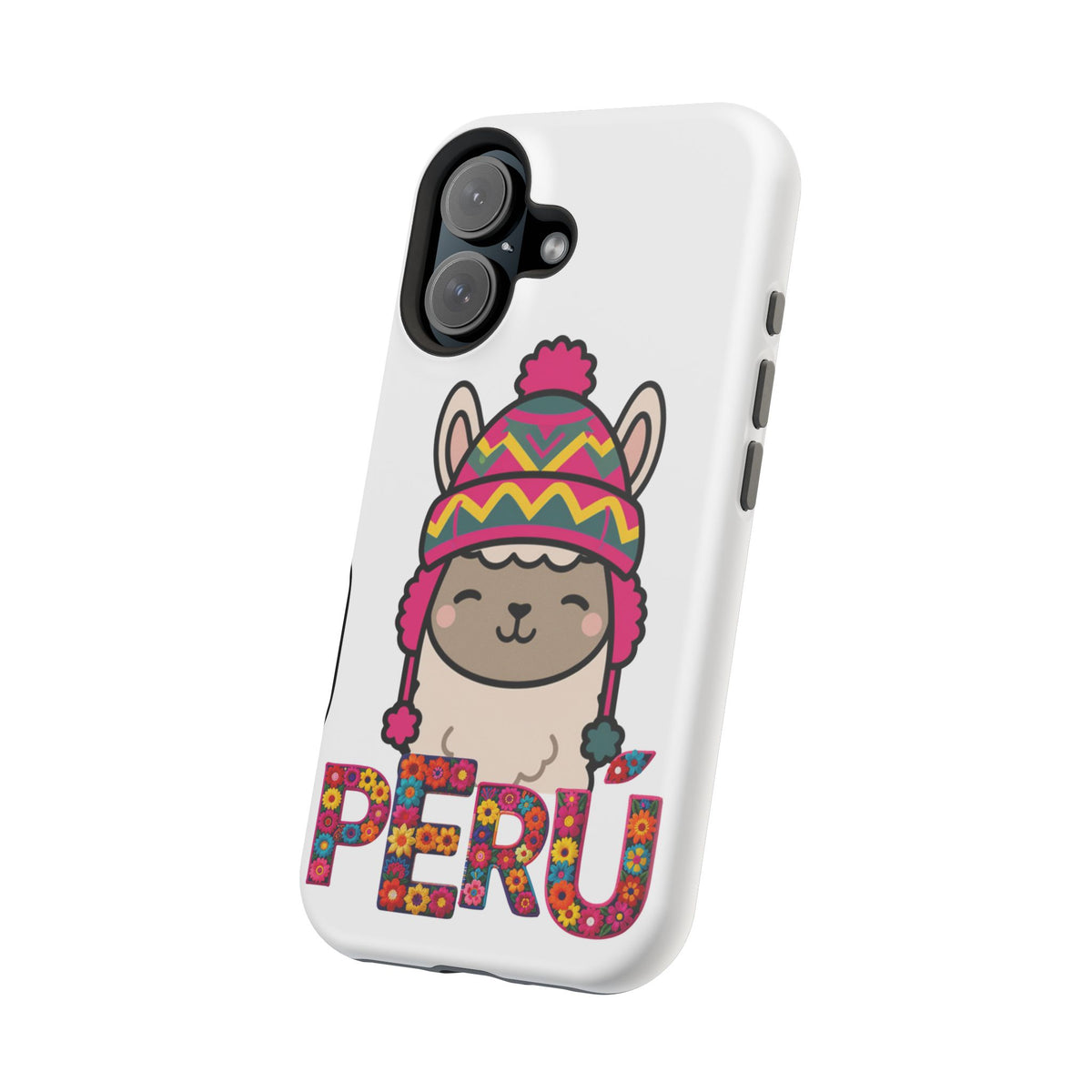 Best Peru Phone Case – Cute Llama with Chullo | Peruvian Gift