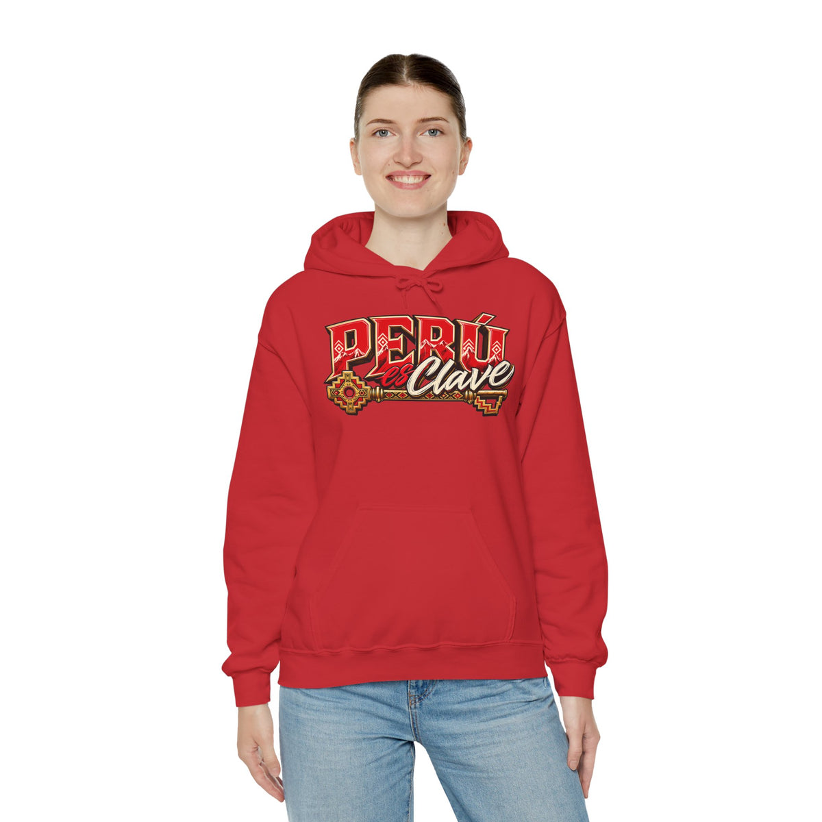Best Perú es Clave Hoodie - Gold Key & Andes Design Gift
