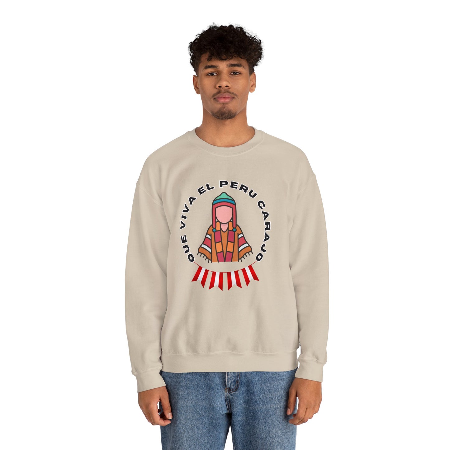 Best Peruvian Unisex Sweatshirt "Que Viva El PERU Carajo"