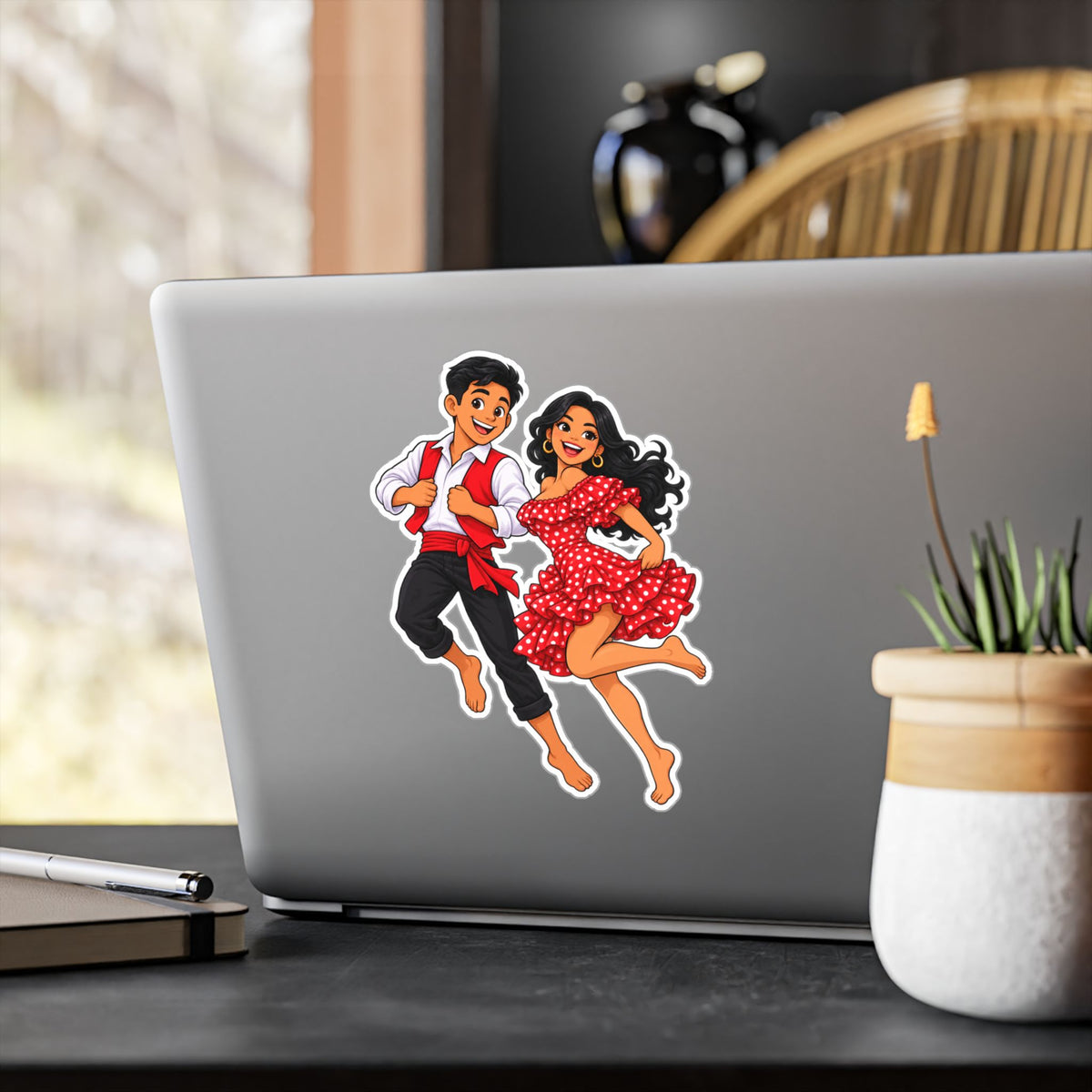 Best Peruvian Dance Couple Sticker - Afro-Peruvian Decal